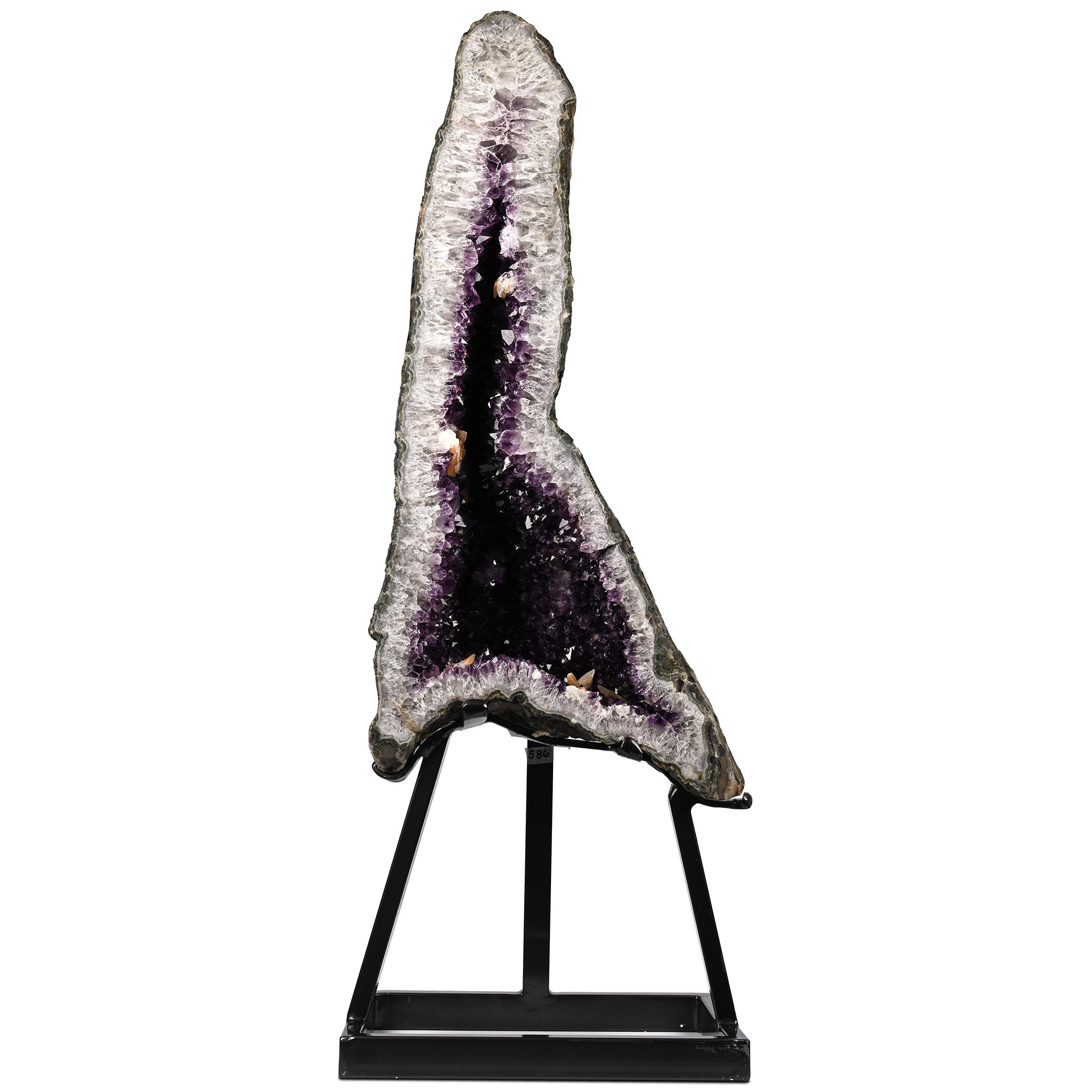 Large Deep Purple Amethyst Cathedral Display