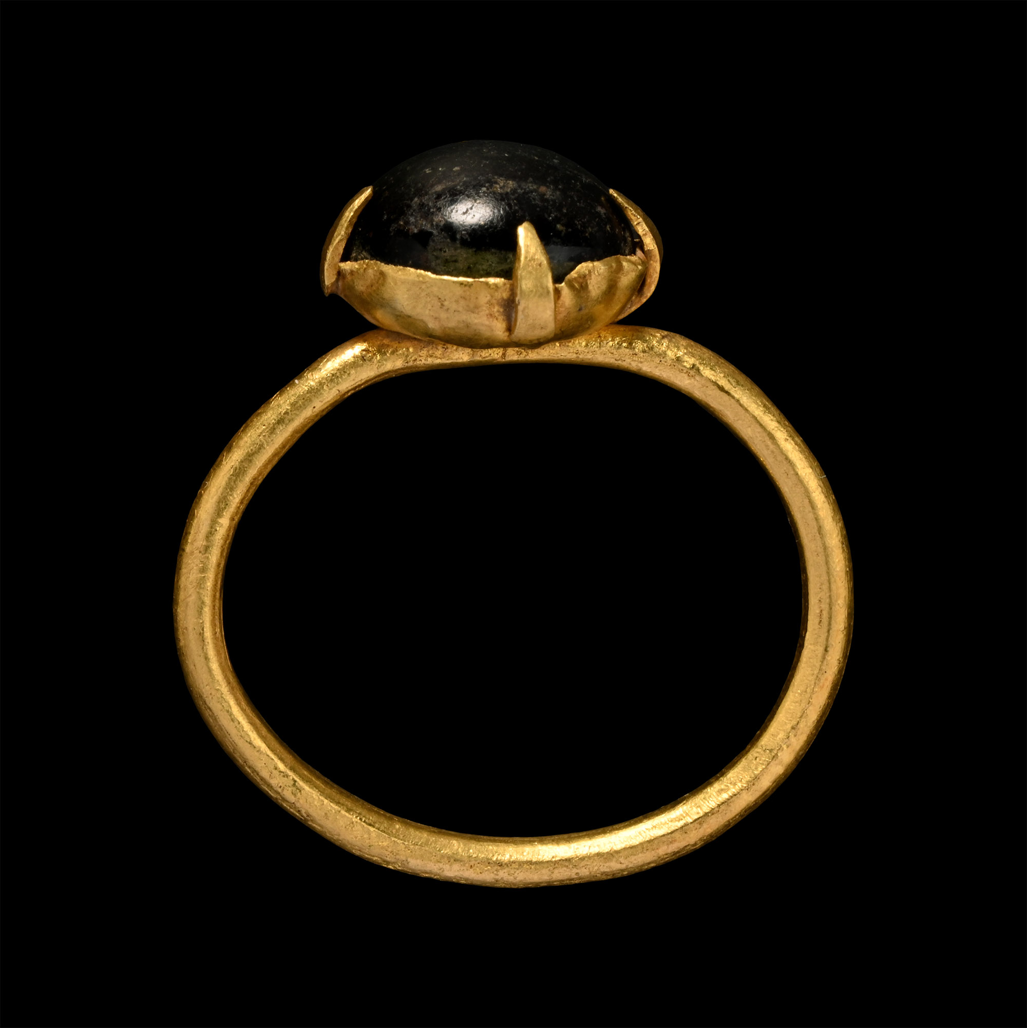Medieval Gold Ring with Cabochon