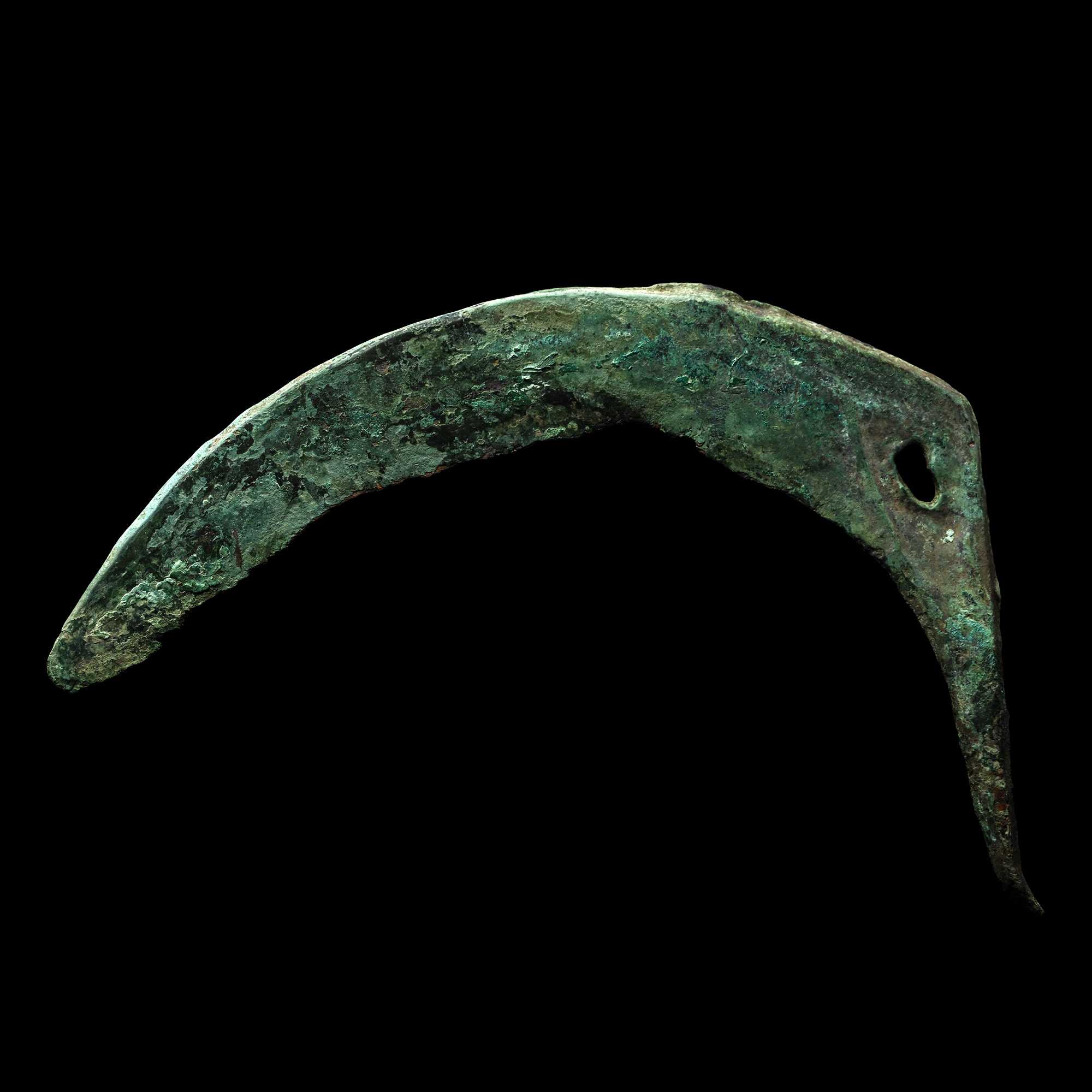 Large Bronze Age Tanged Sickle Blade