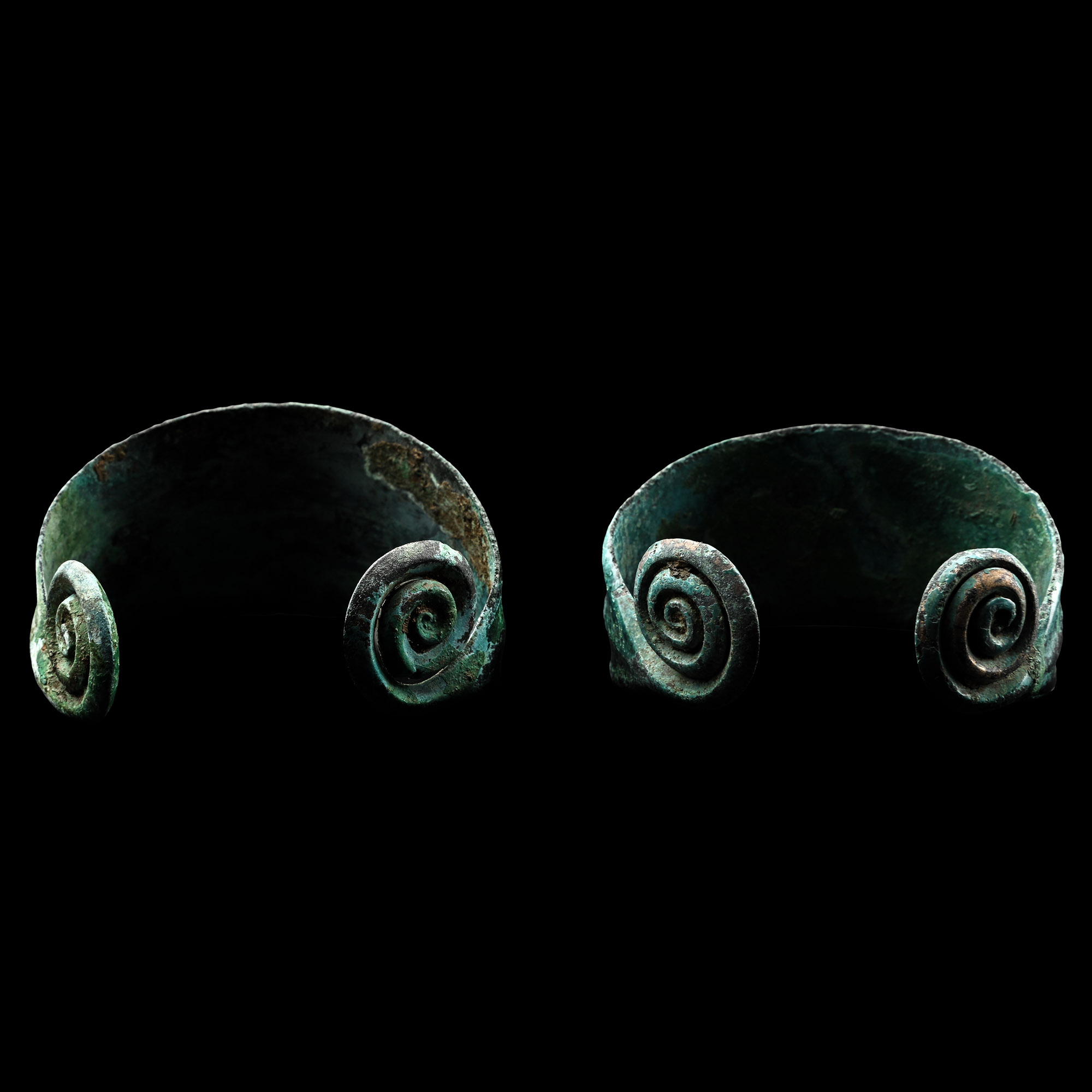 Large Bronze Age Bracelet Pair