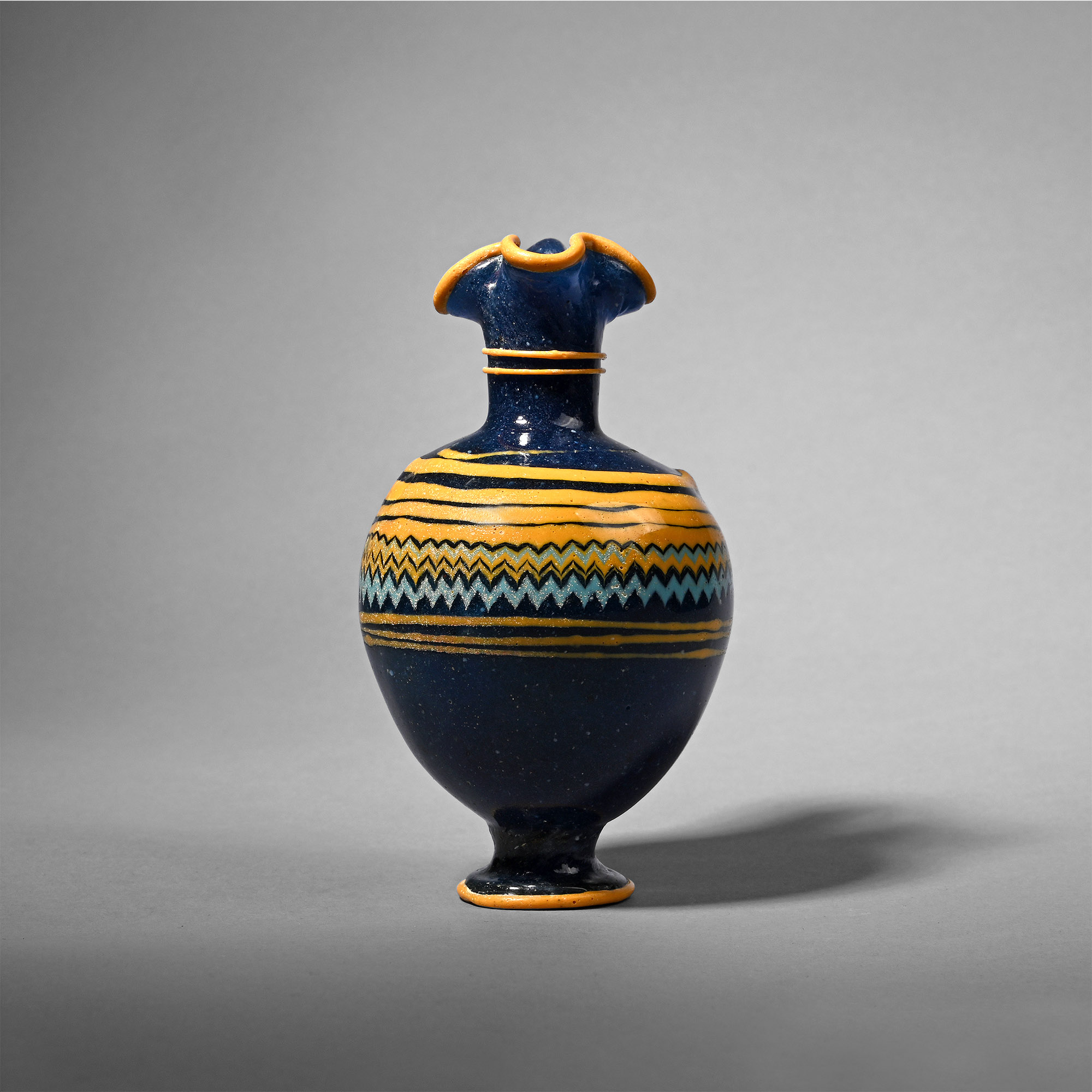 'The Cyrus Collection' Greek Core-Formed Glass Oinochoe