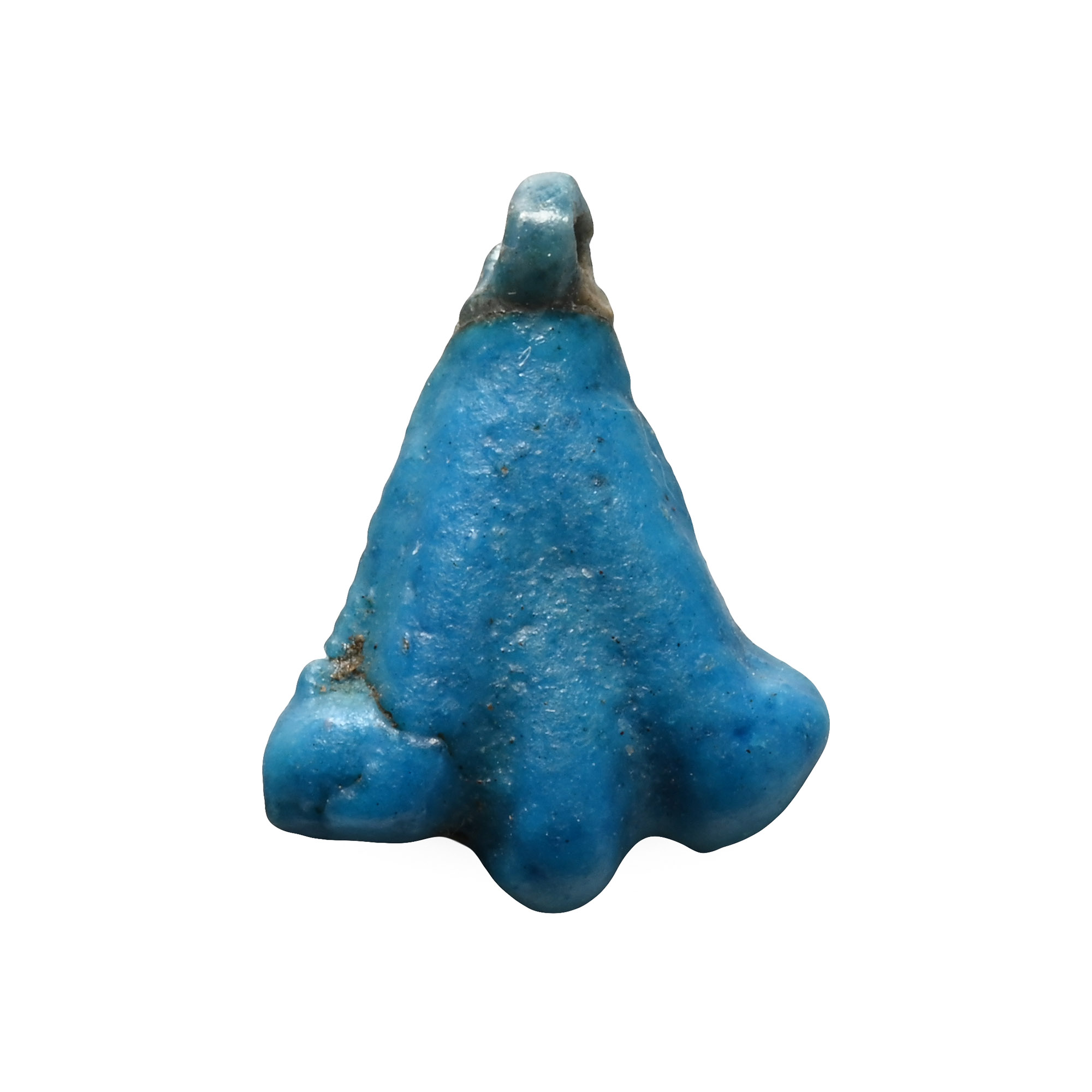 Egyptian Faience Lotus Flower Amulet