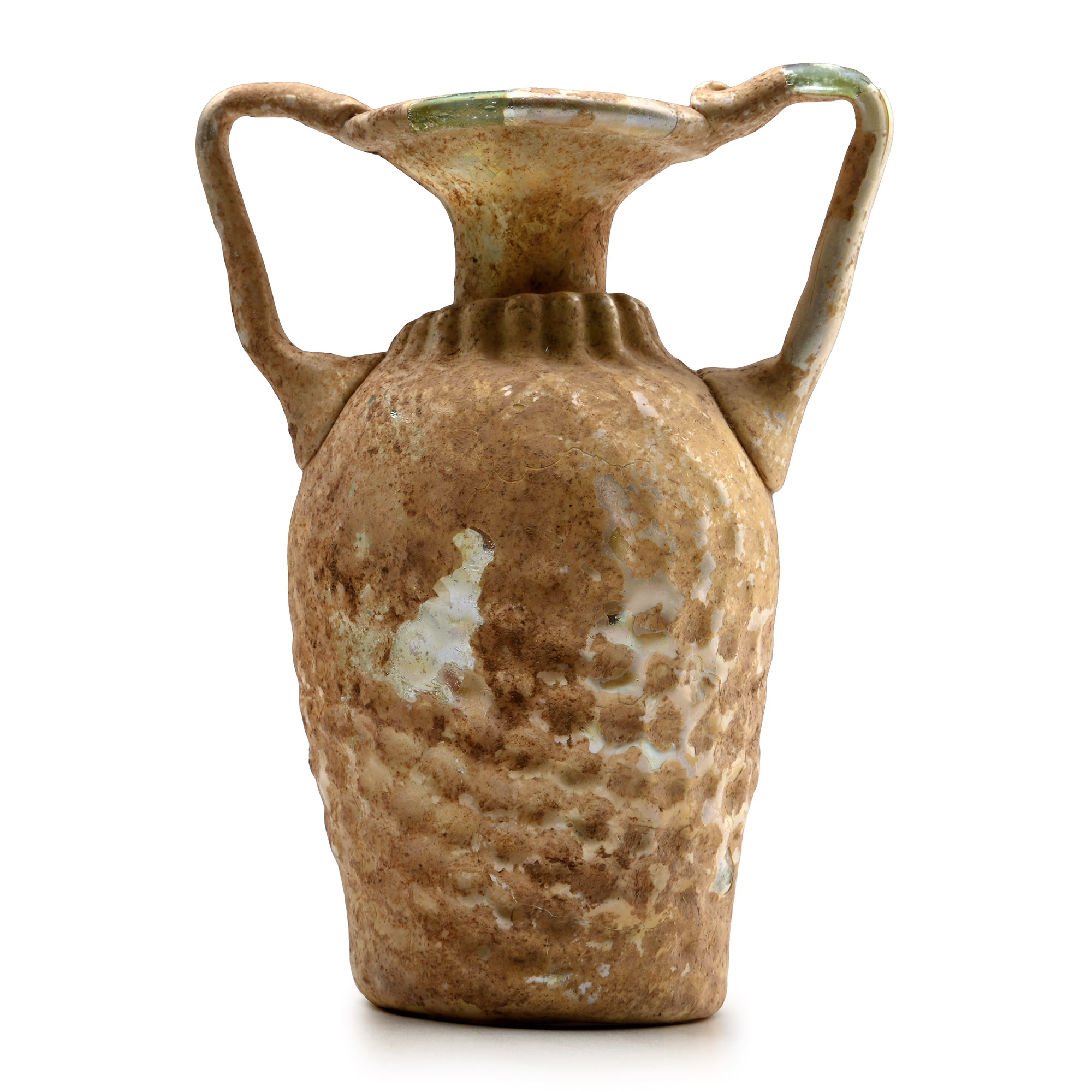 Roman Glass Two-Handled Jar