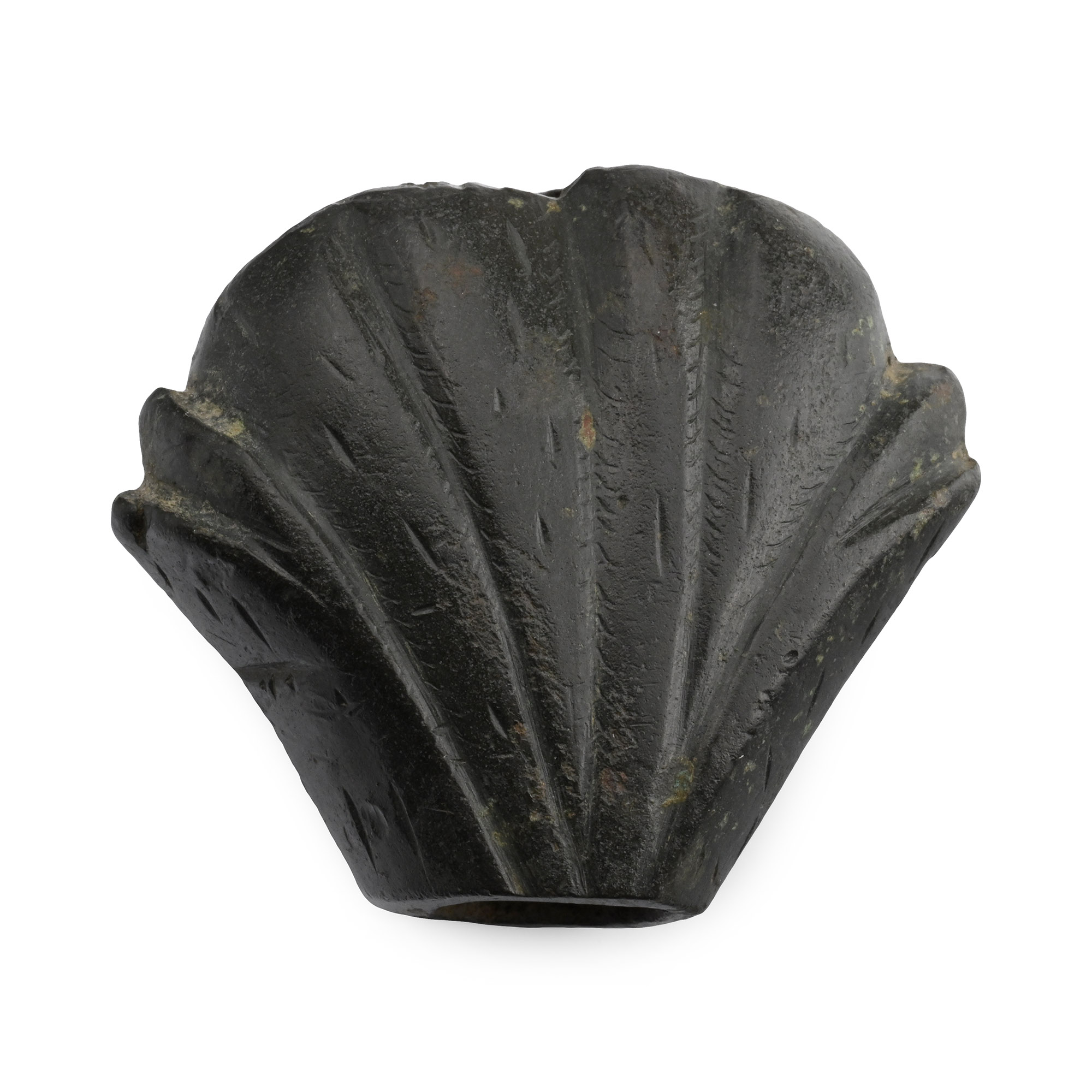 Large Medieval Bronze Dagger Pommel