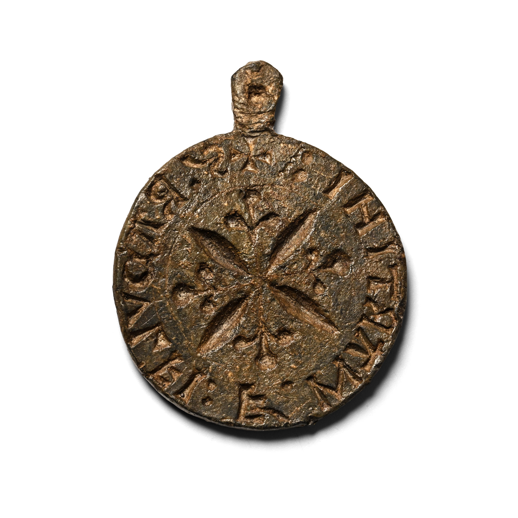 Medieval Lead Seal Matrix of Ralph Son of Martin