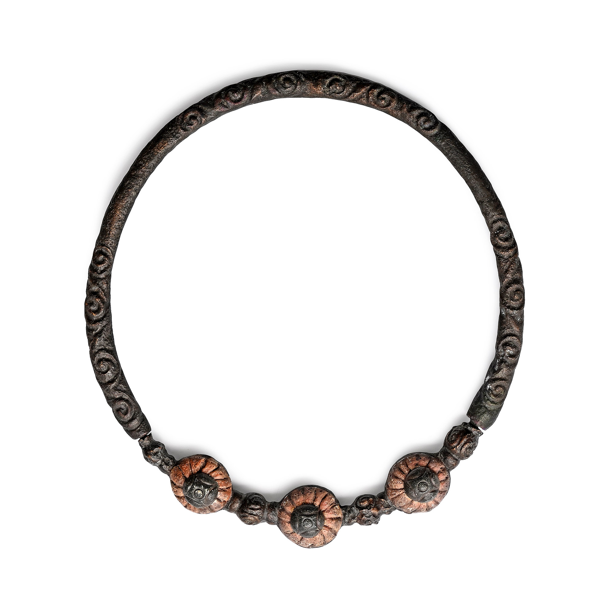 French Celtic Bronze Neck Torc