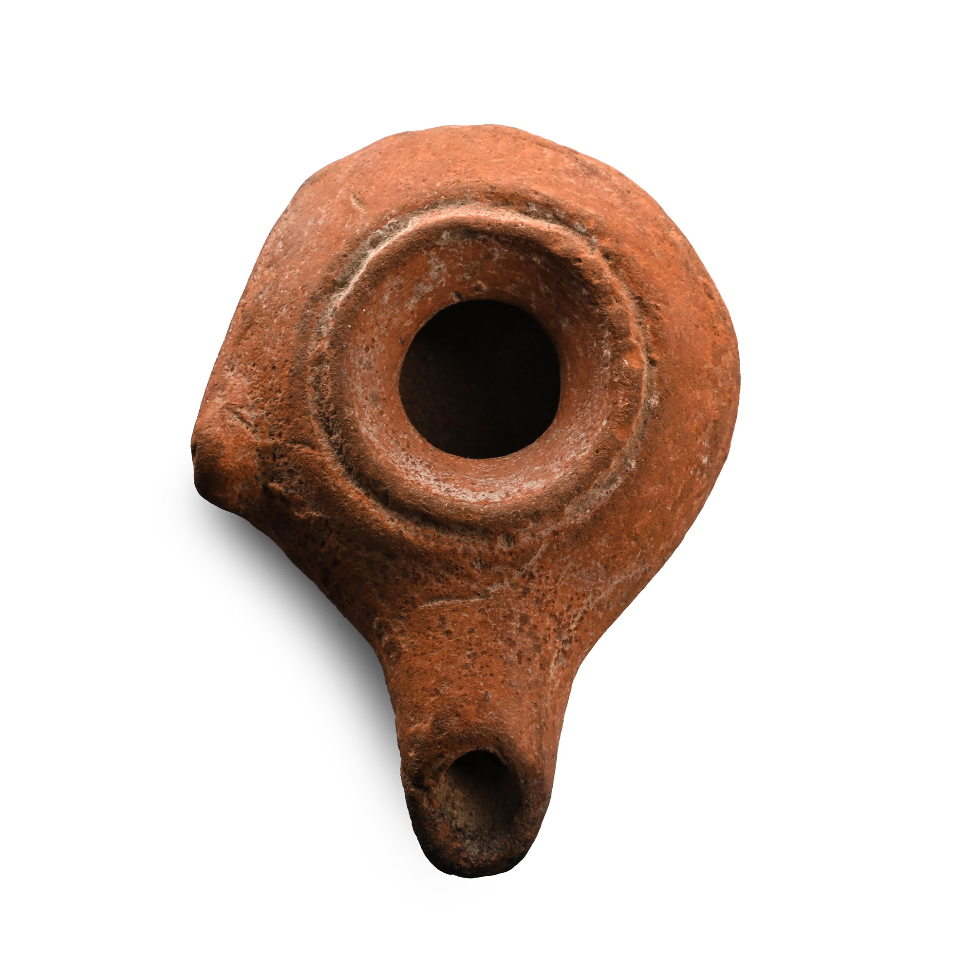 Greek Terracotta Oil Lamp