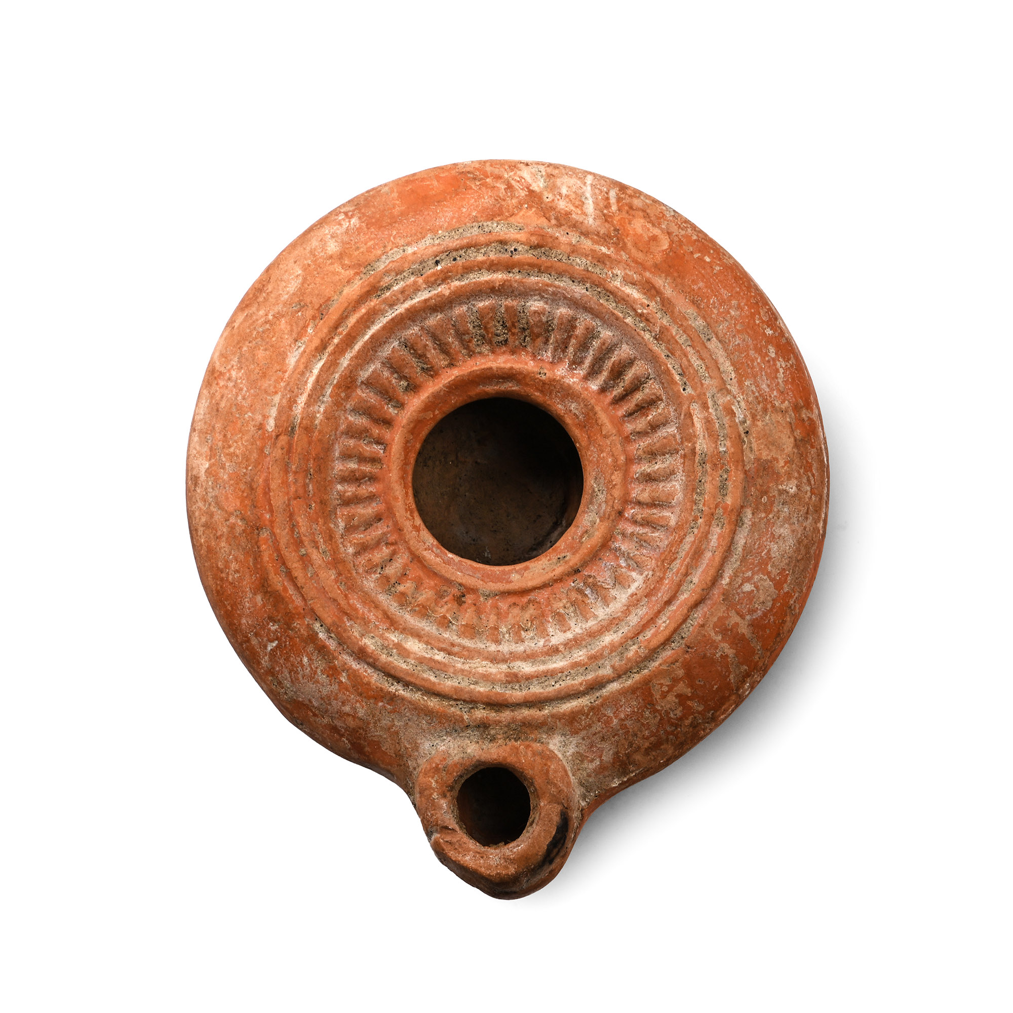 Roman 'Aristocleus' Terracotta Oil Lamp
