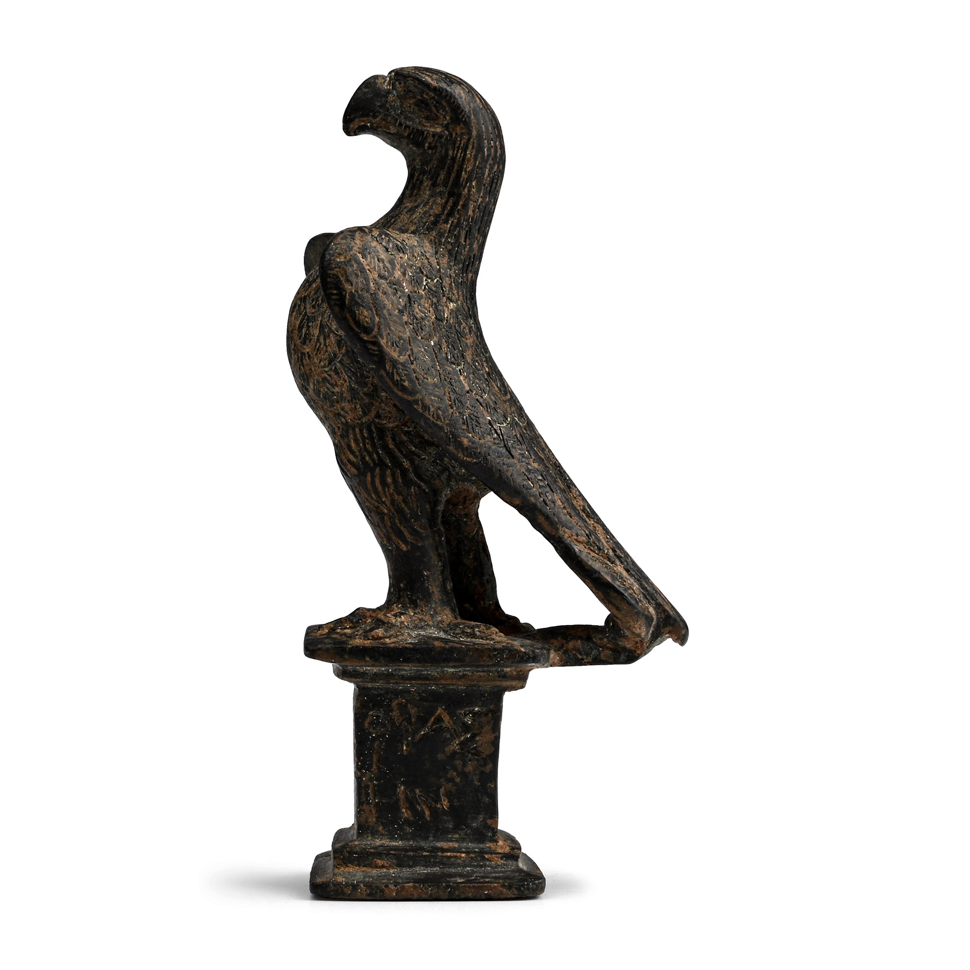 Roman Bronze Eagle with Dedication to Zeus