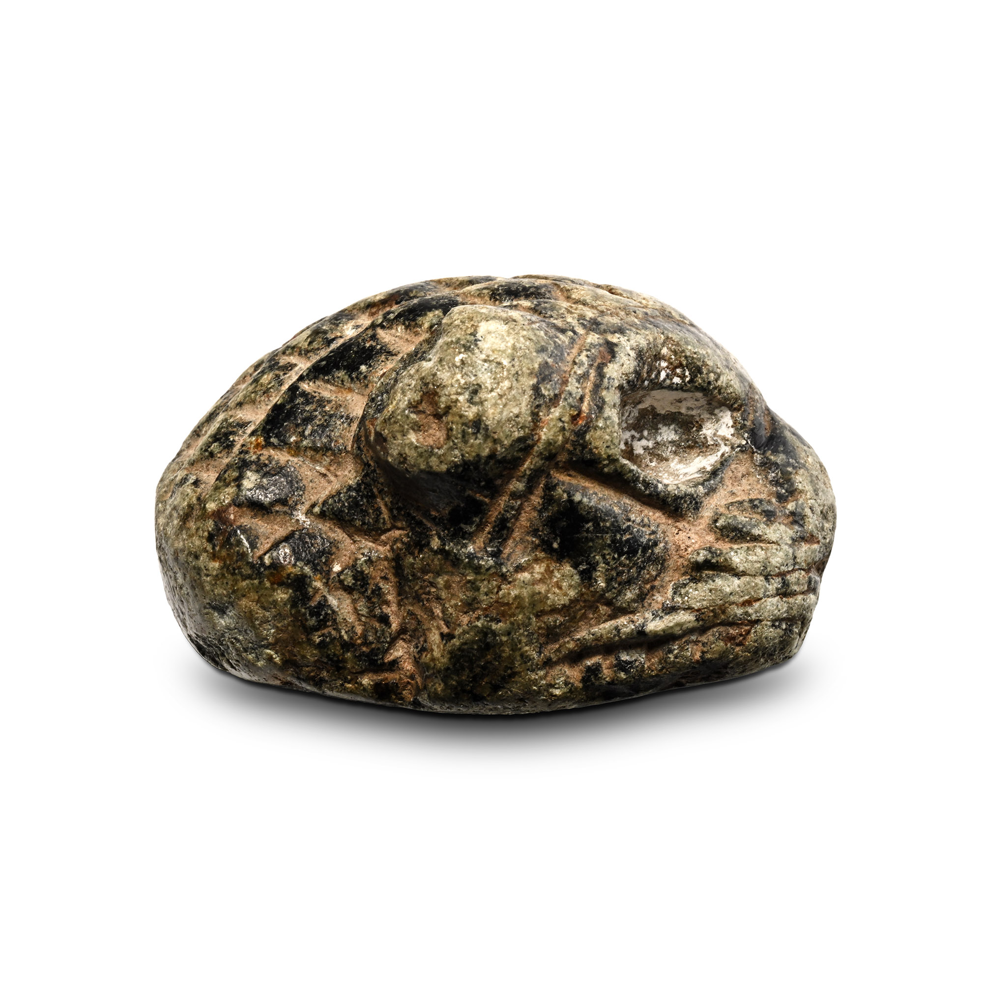 Mesopotamian Stone Lion-Headed Terminal