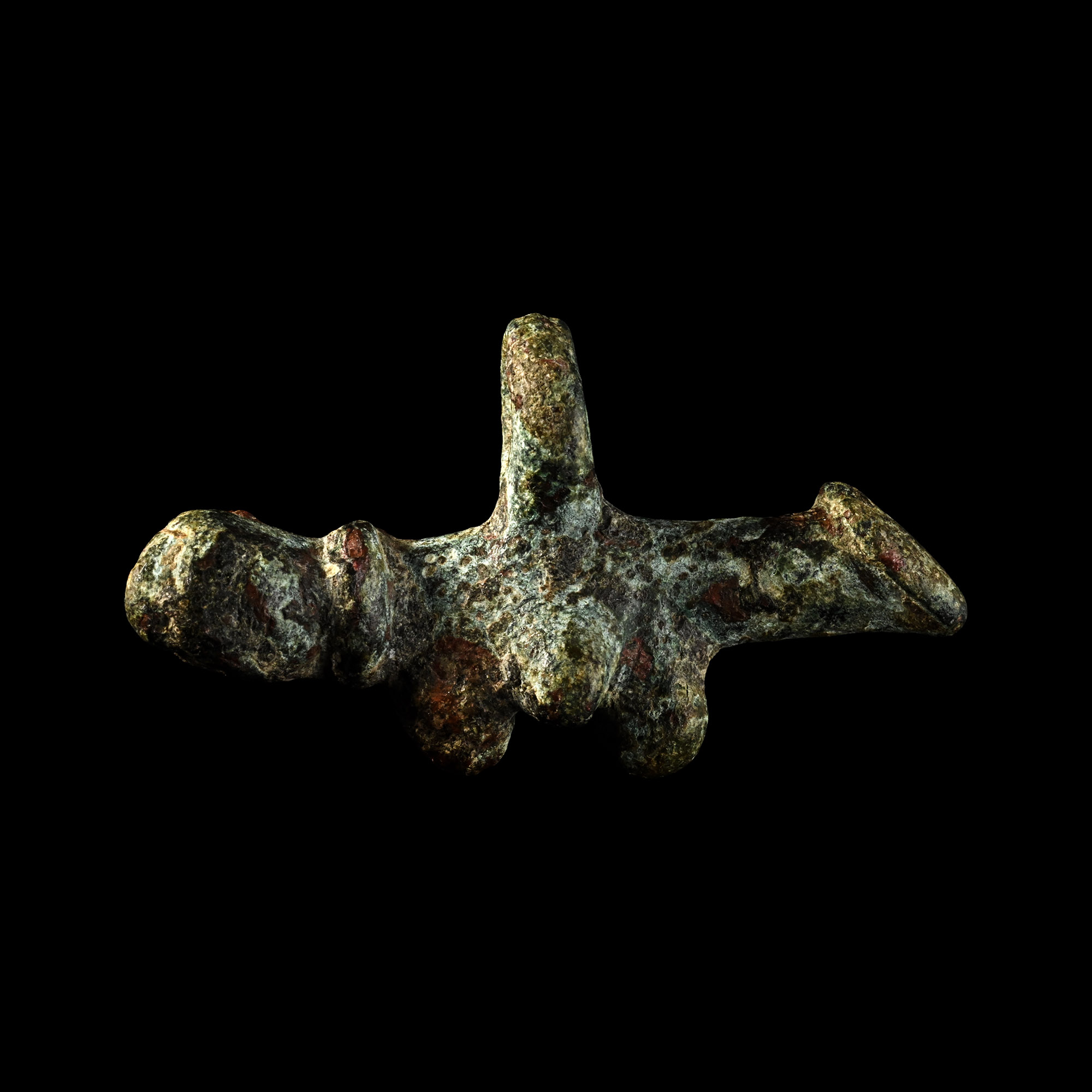 Roman Bronze Phallic Pendant