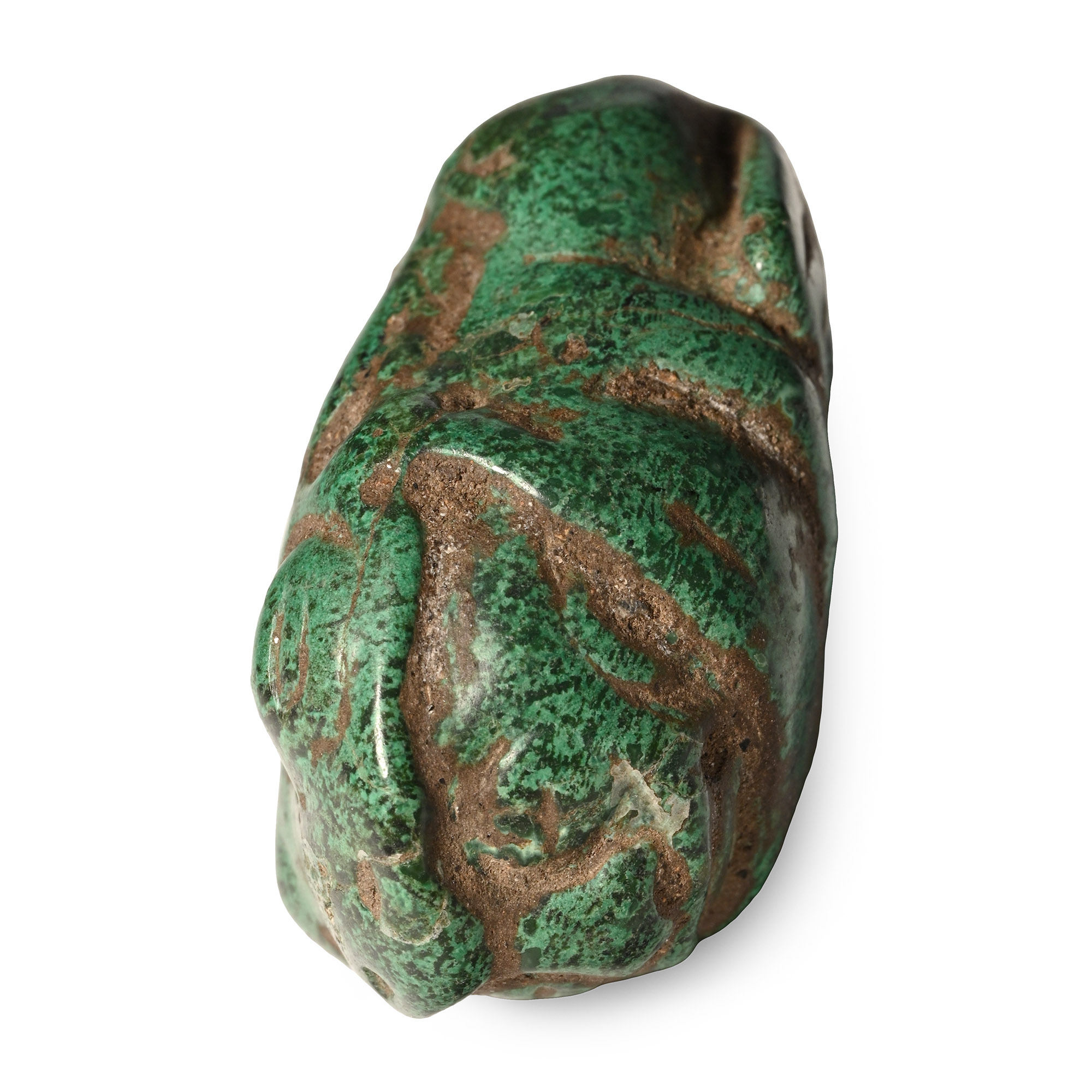 Pre-Columbian Frog and Human Face Amulet Pendant