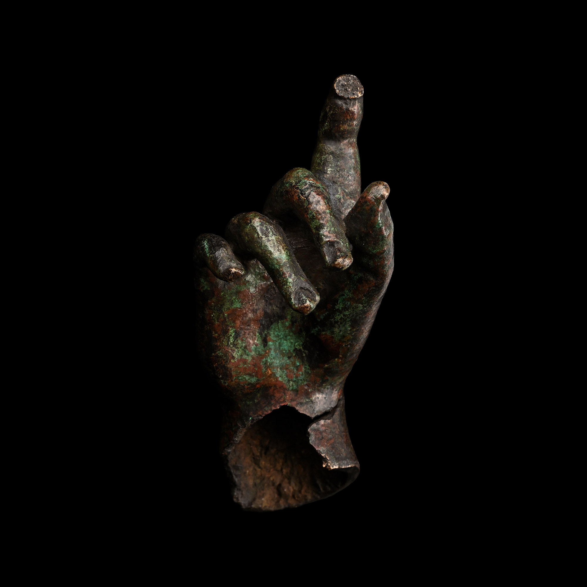 Roman Bronze Statue Hand