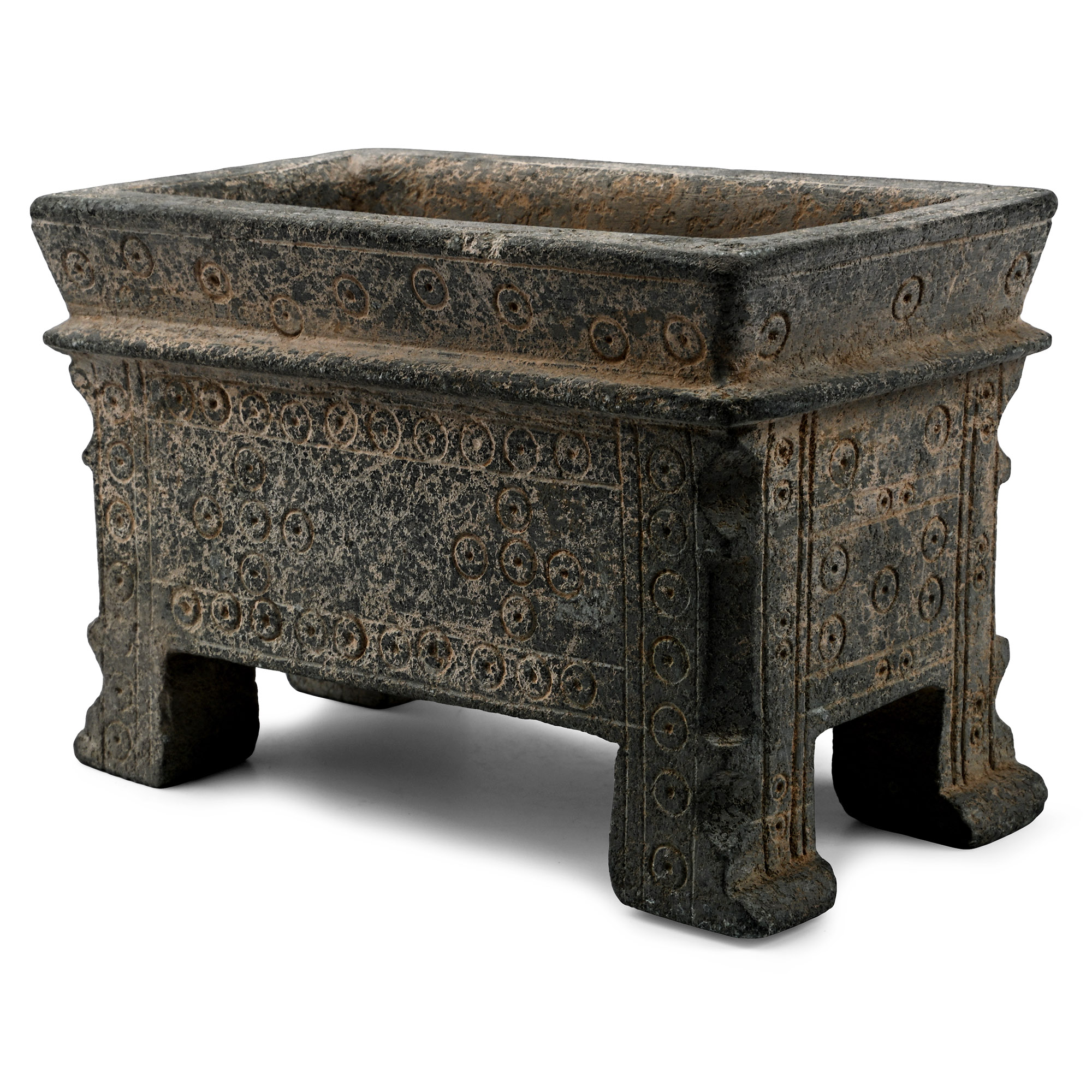 Western Asiatic Rectangular Stone Vessel