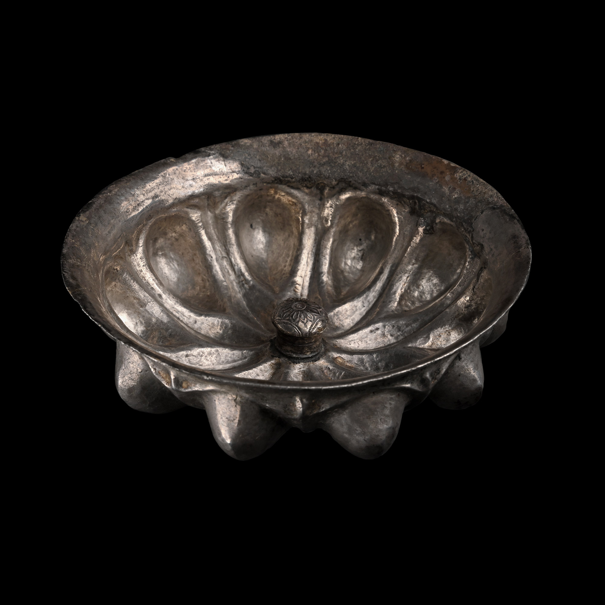 Achaemenid Silver Phiale with Central Rosette