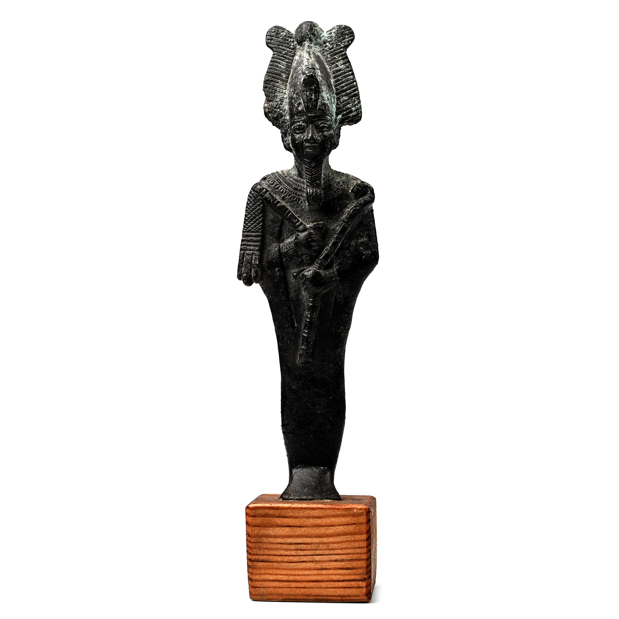Egyptian Bronze Osiris Statuette
