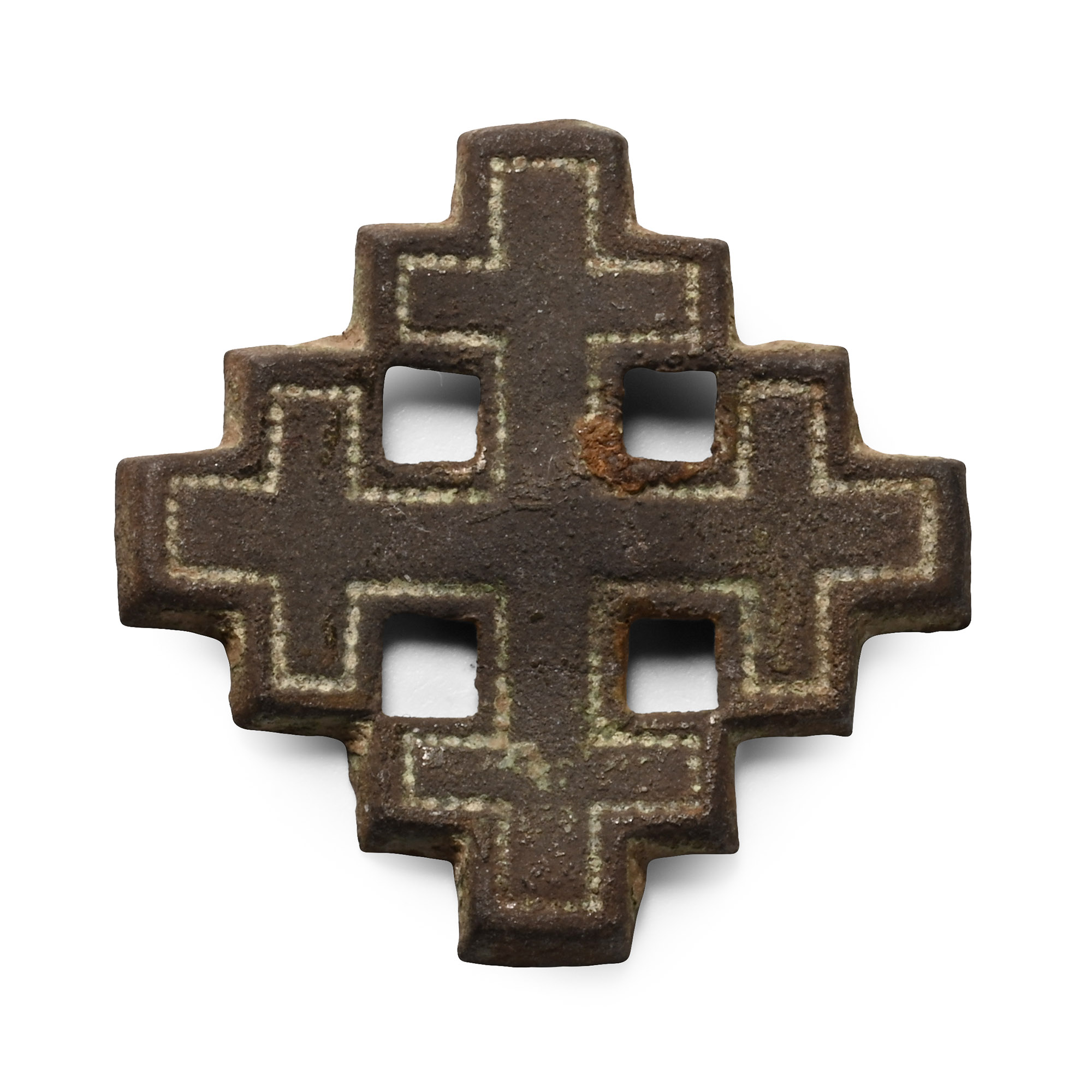 Medieval Bronze Knight's Holy Sepulchre Badge