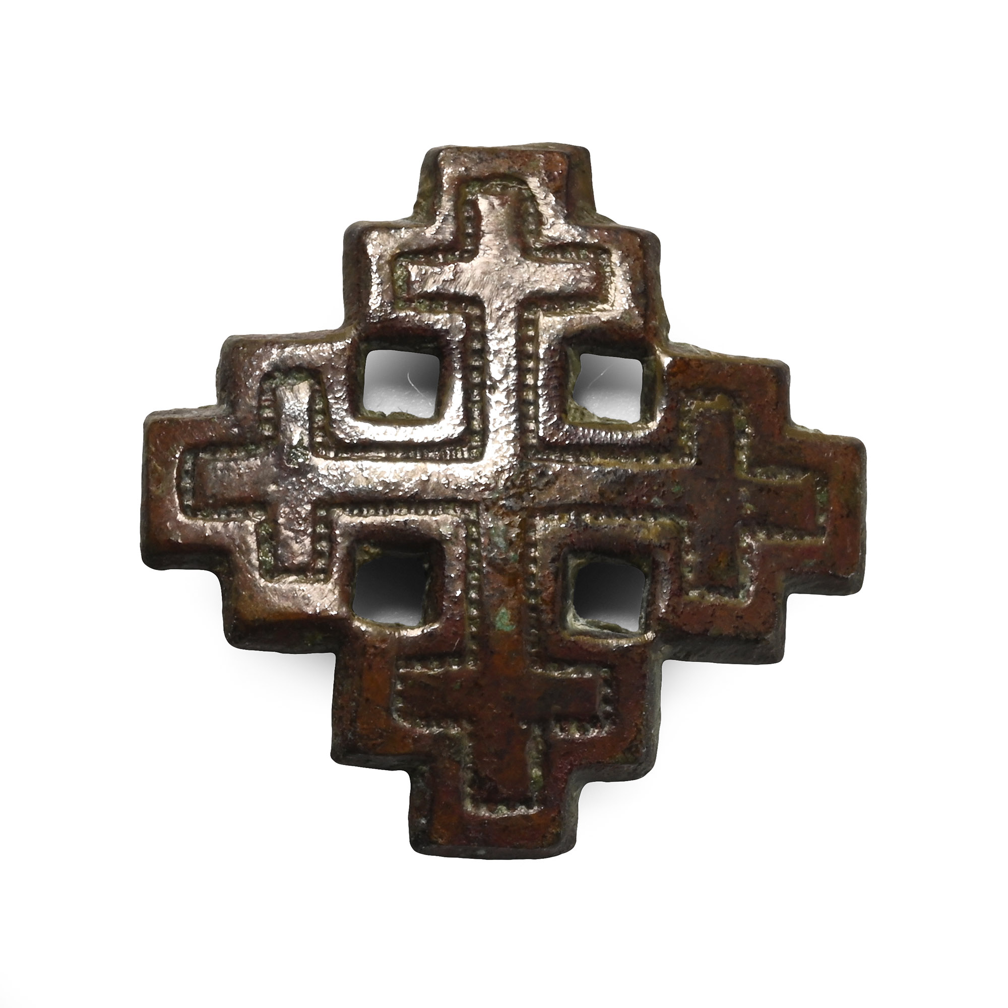 Medieval Bronze Knight's Holy Sepulchre Badge