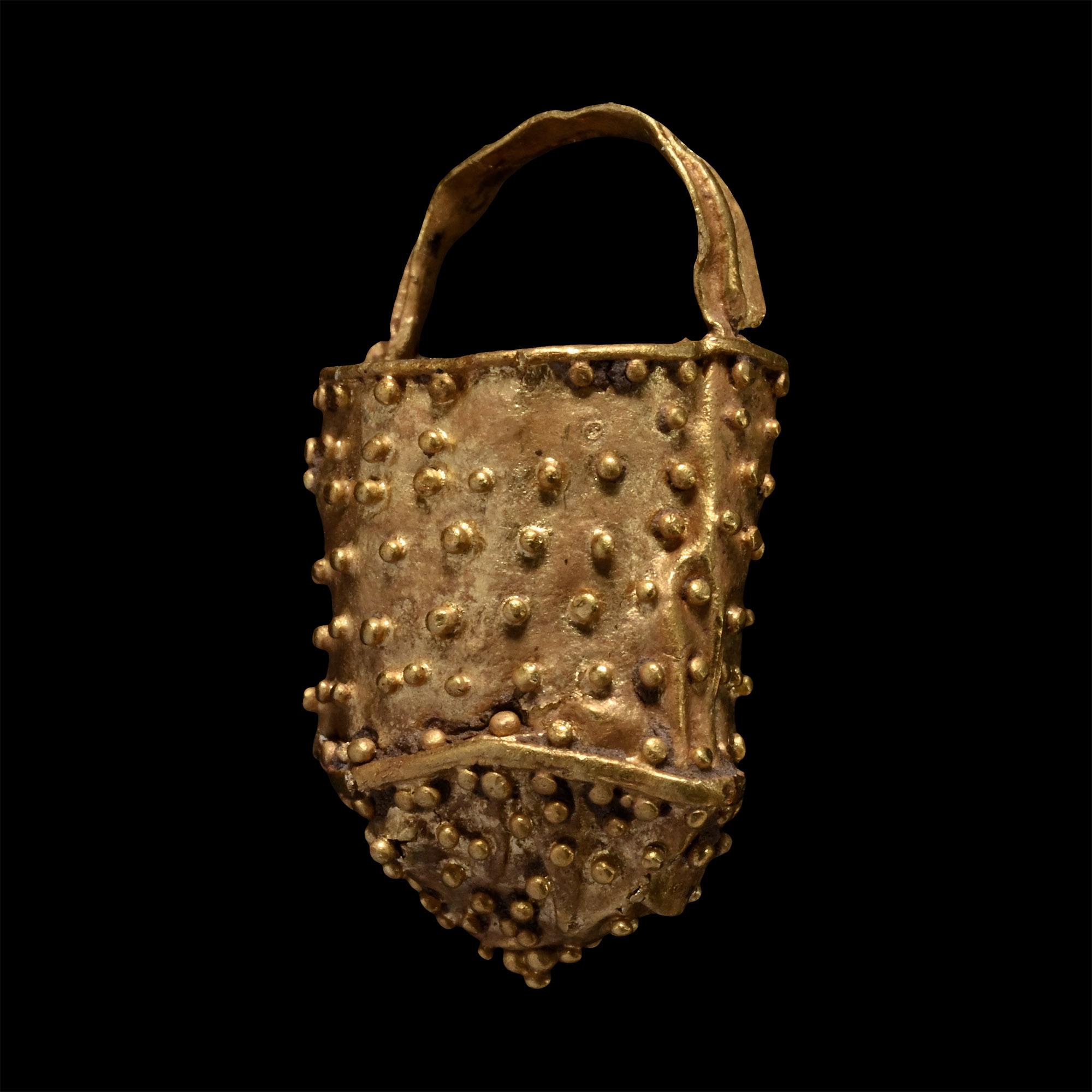 Pre-Viking Gold Aroma Bucket Pendant