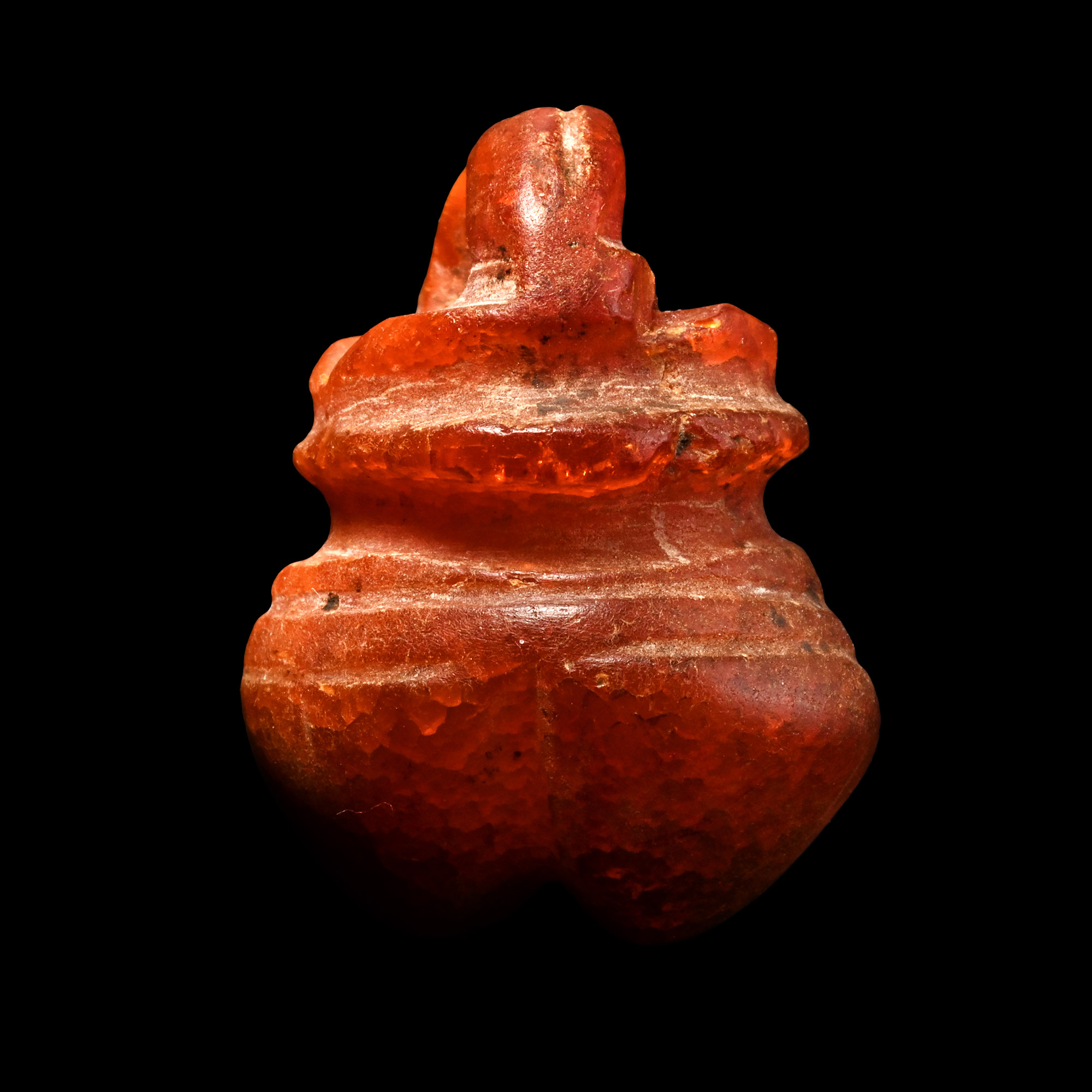 Viking Age Phallic Amber Pendant