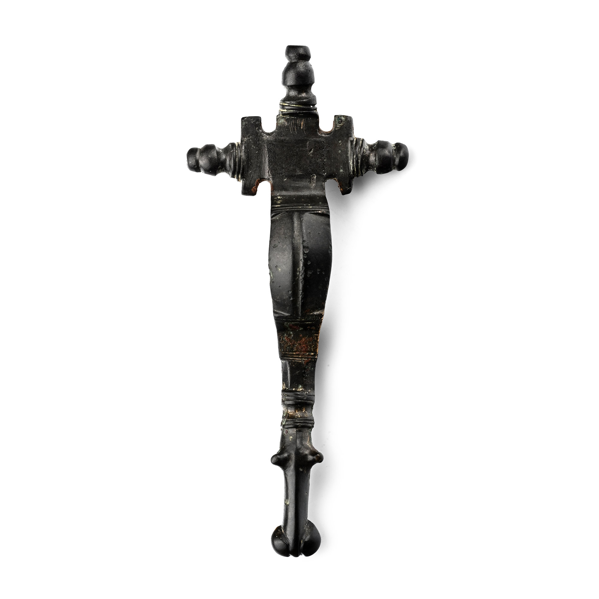 Anglo-Saxon Bronze Cruciform Long Brooch
