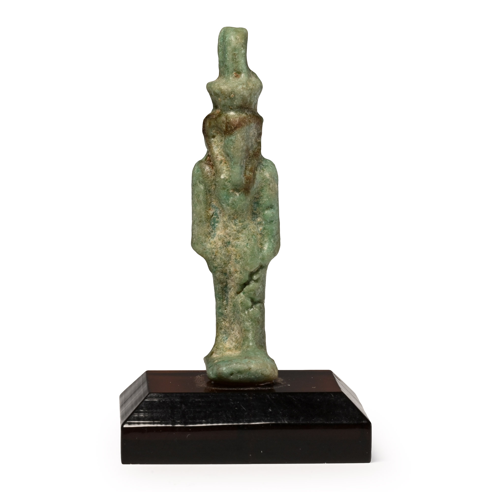 Egyptian Faience Amulet of Nefertum