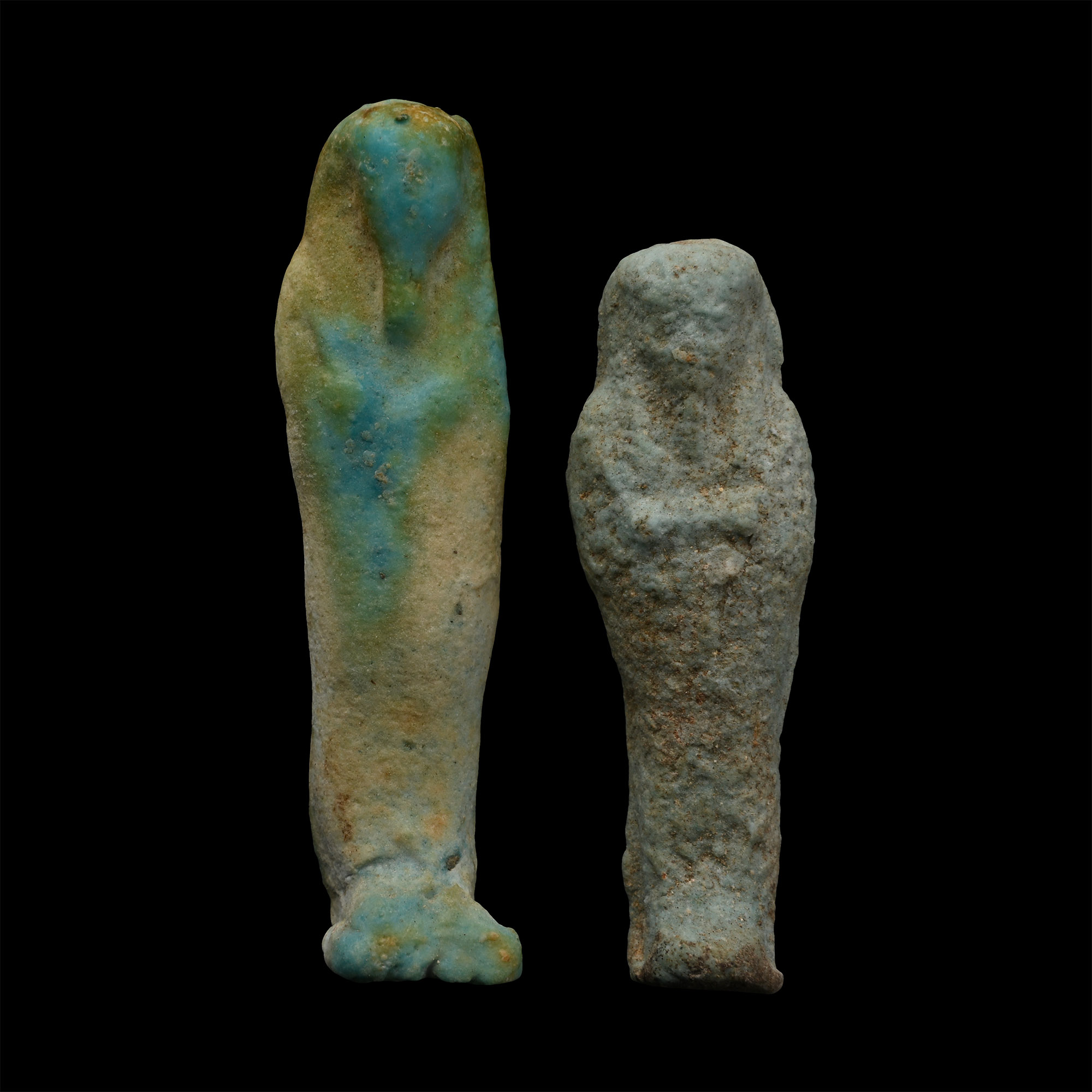 Egyptian Faience Shabti Group