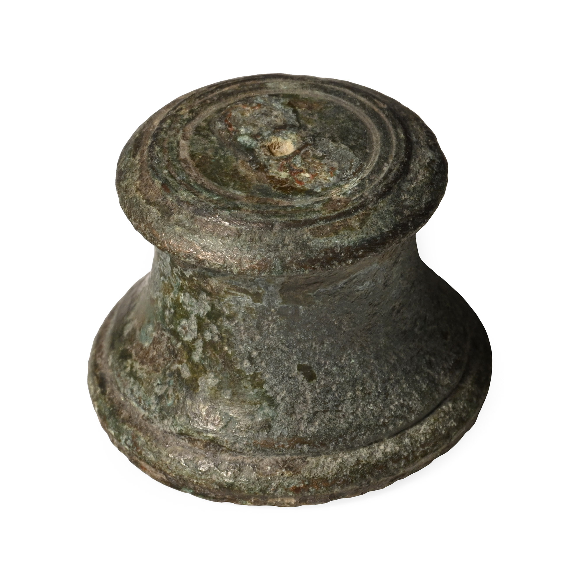 Roman Bronze Statuette Base