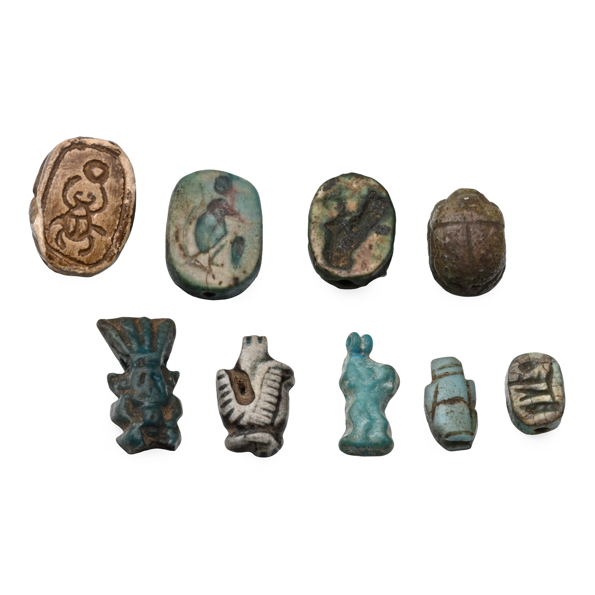 Egyptian Faience Amulet Collection
