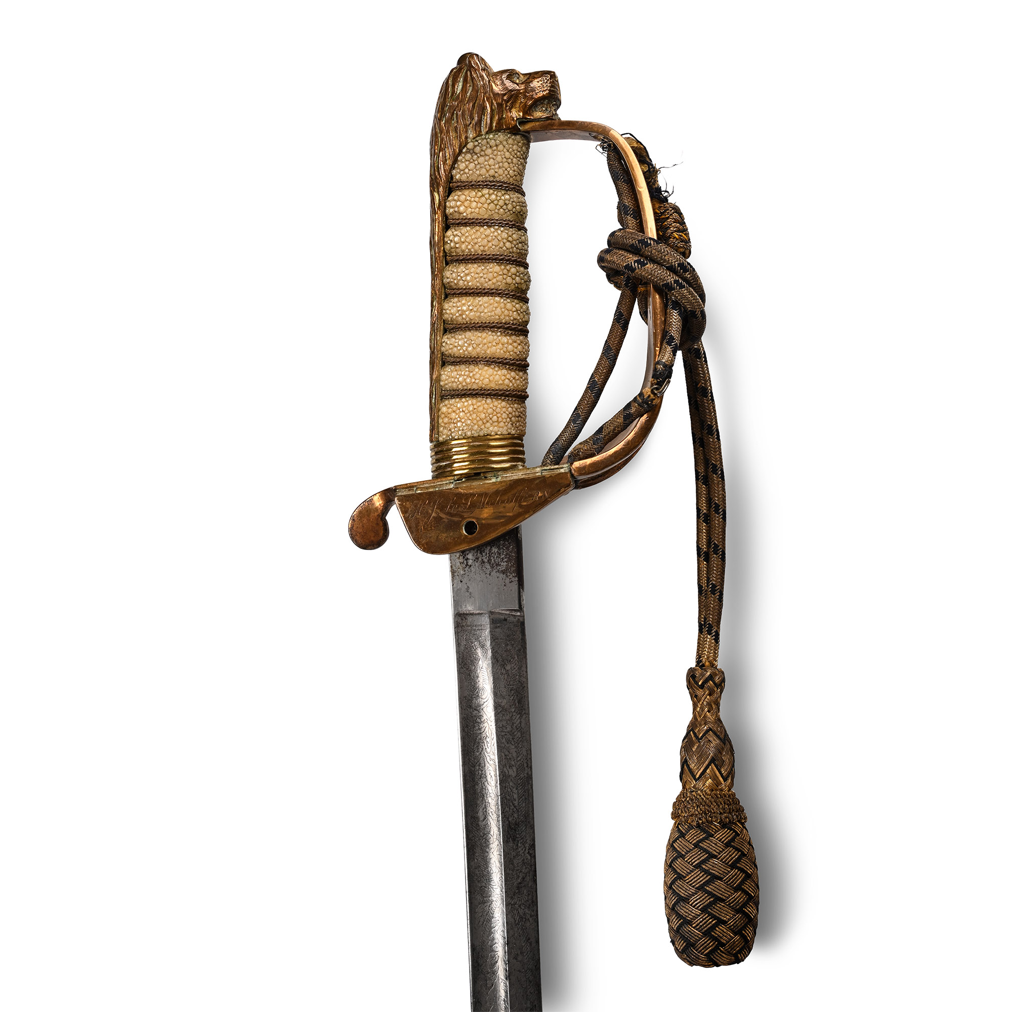 Naval Officer's Dress Sword with Belt