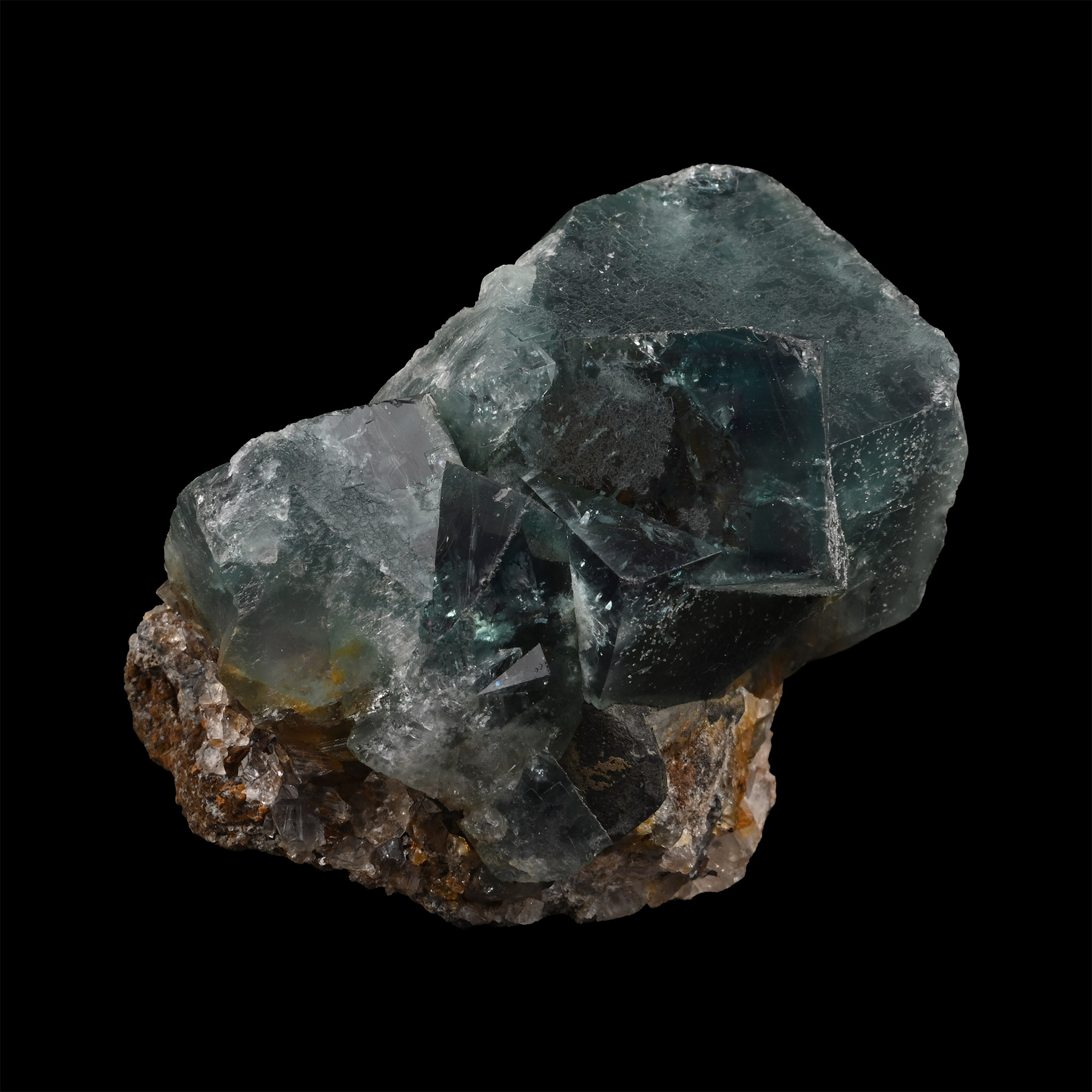 English Green Fluorite Crystal Mineral Specimen