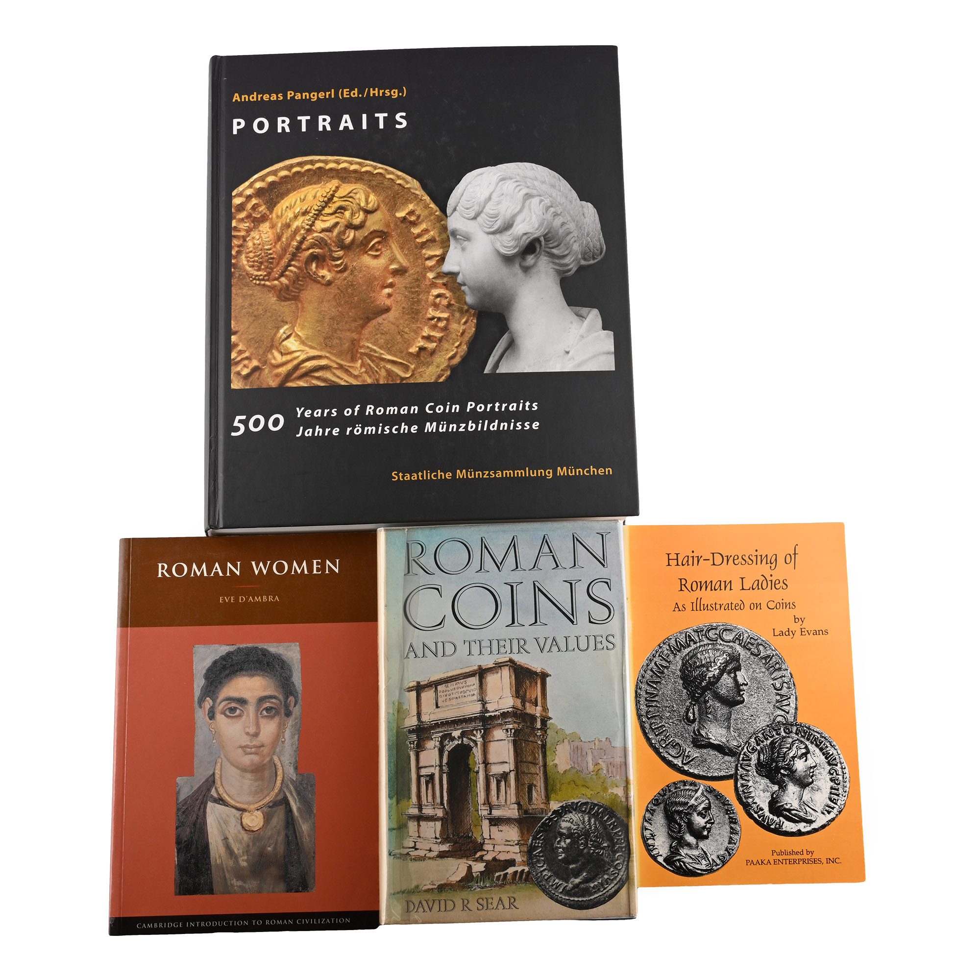 Books on Roman Women, Portraits and Coins - 4 Titles