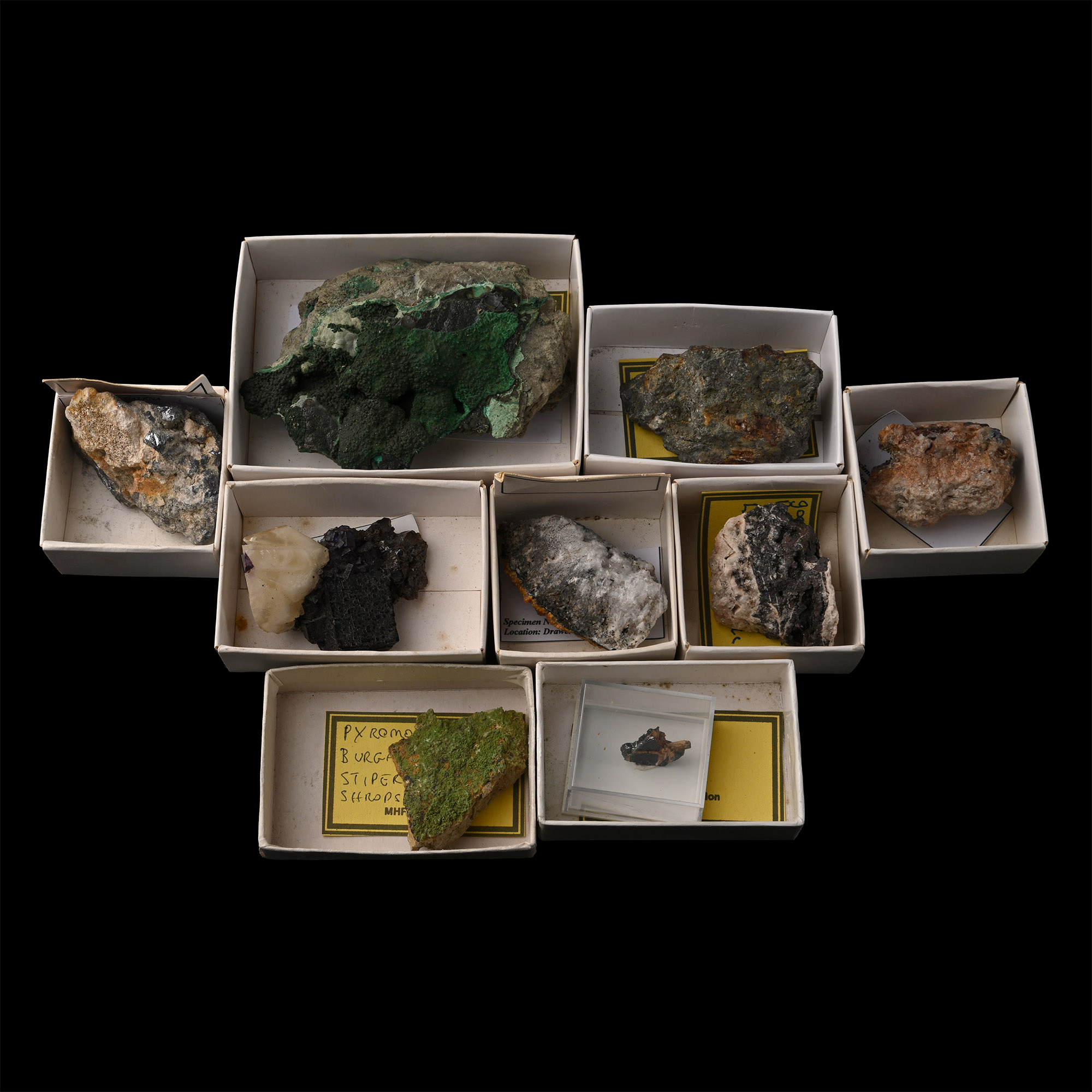 Mixed Crystal and Mineral Specimen Group