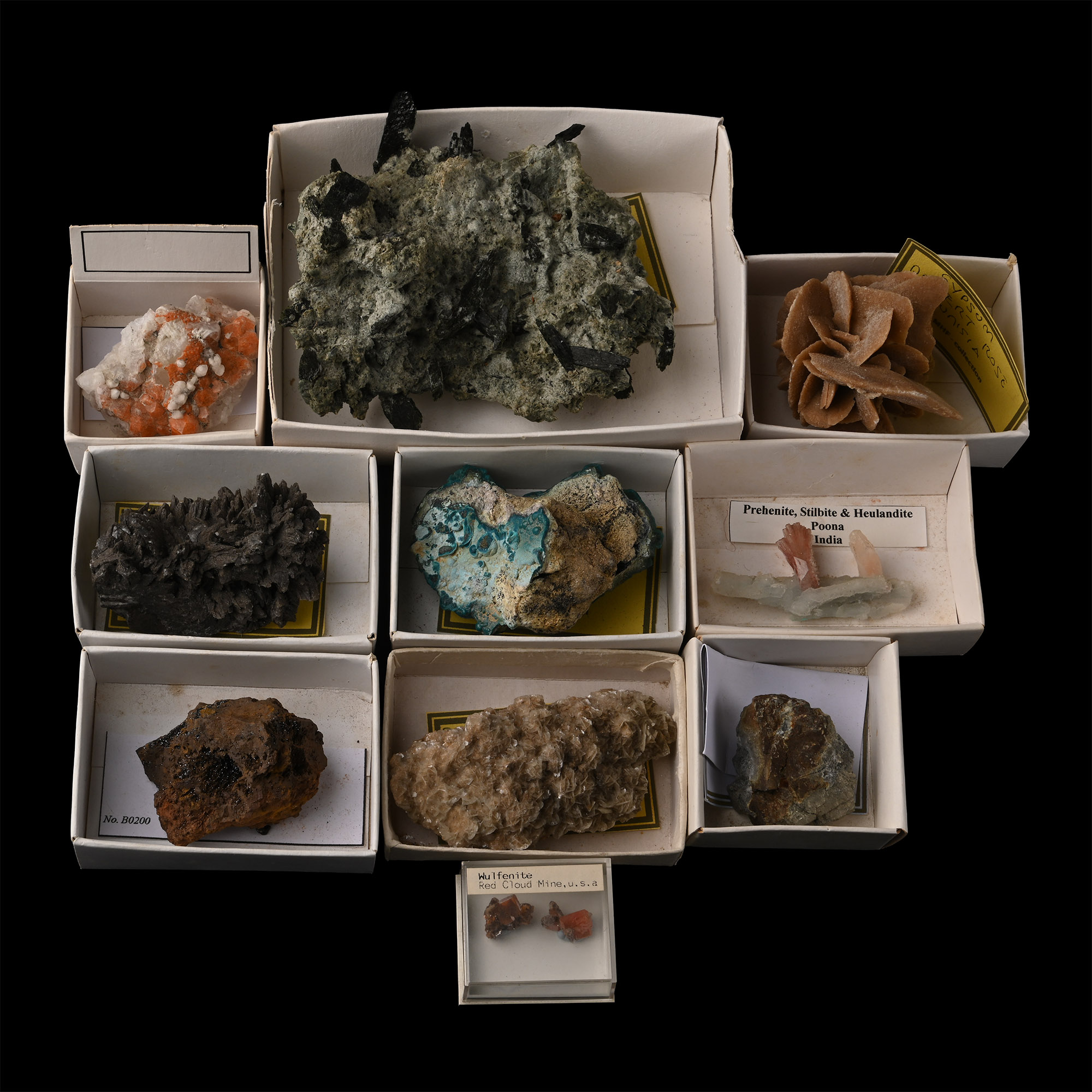 Mixed Crystal and Mineral Specimen Group