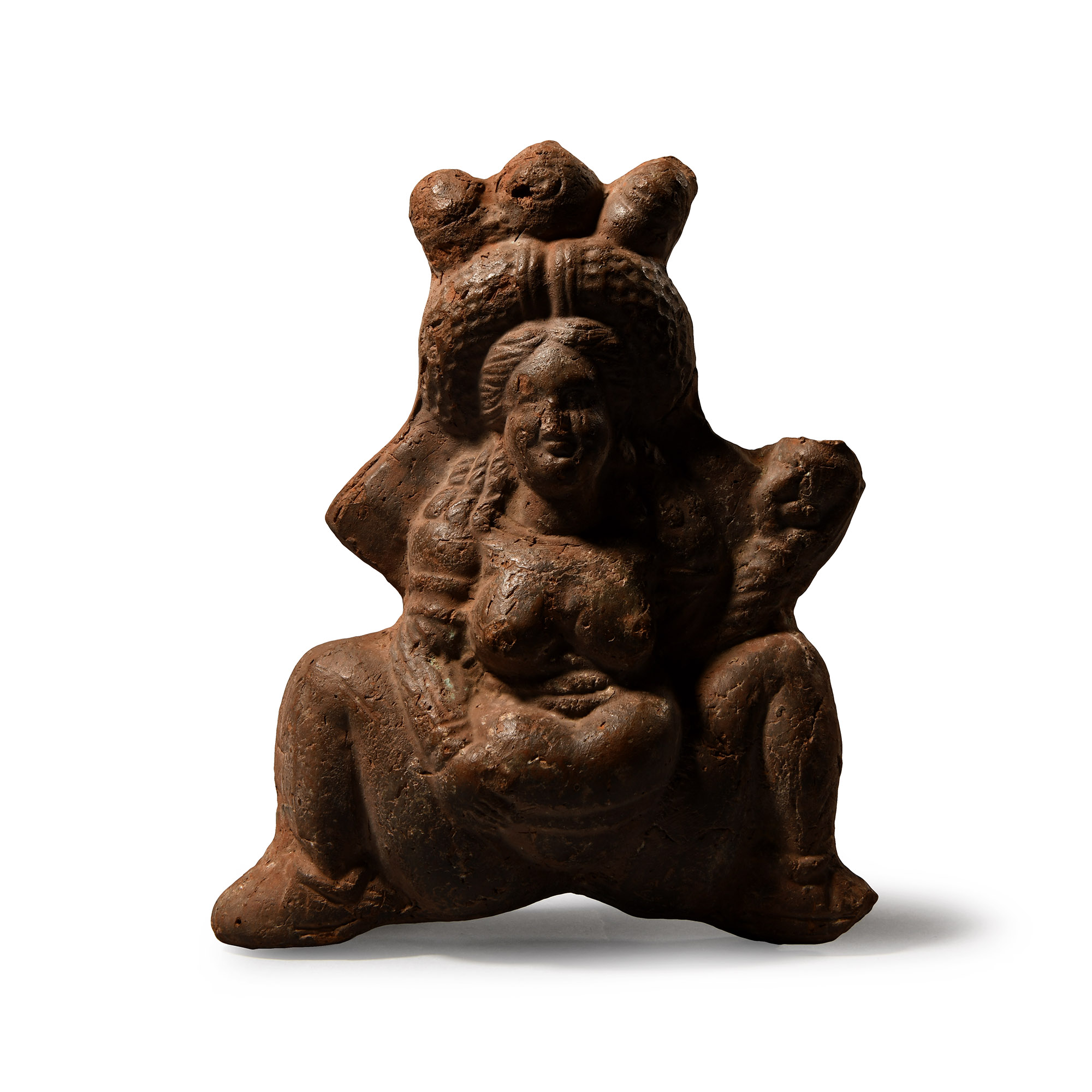 Large Romano-Egyptian Terracotta Figure of Baubo