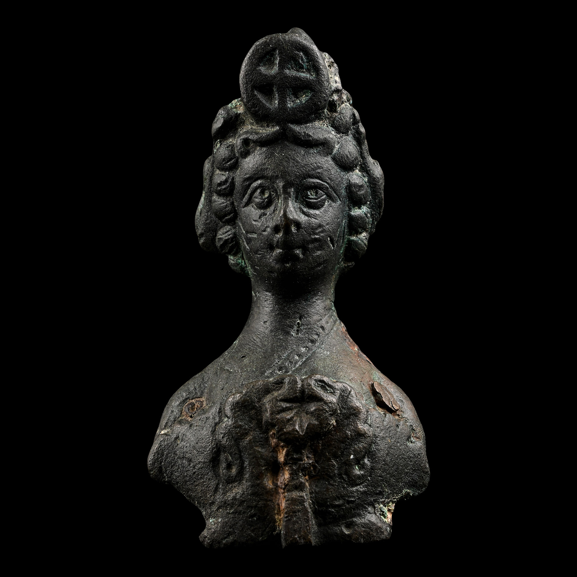 Byzantine Bronze Empress Mount