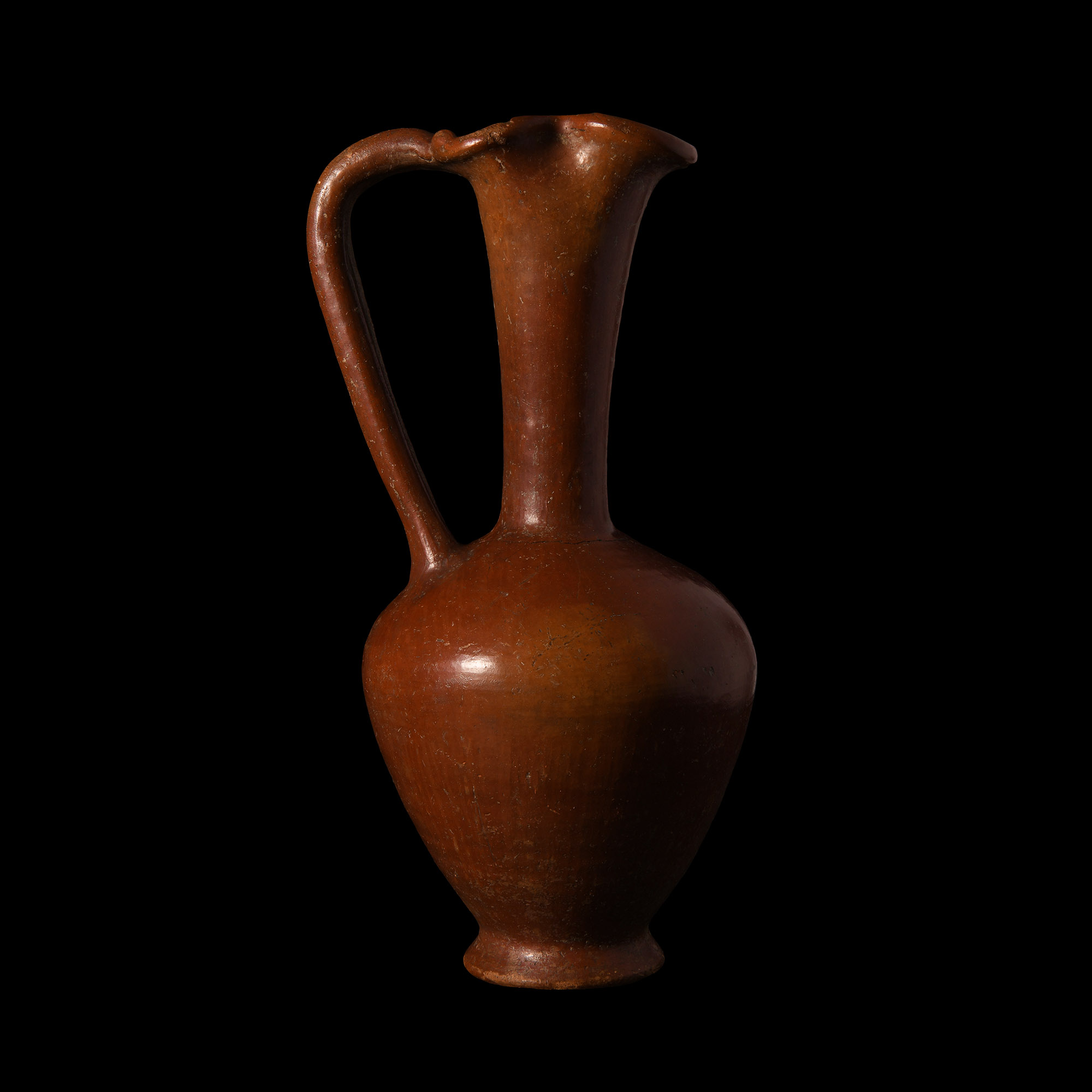 Large Phoenician Ceramic Piriform Jug
