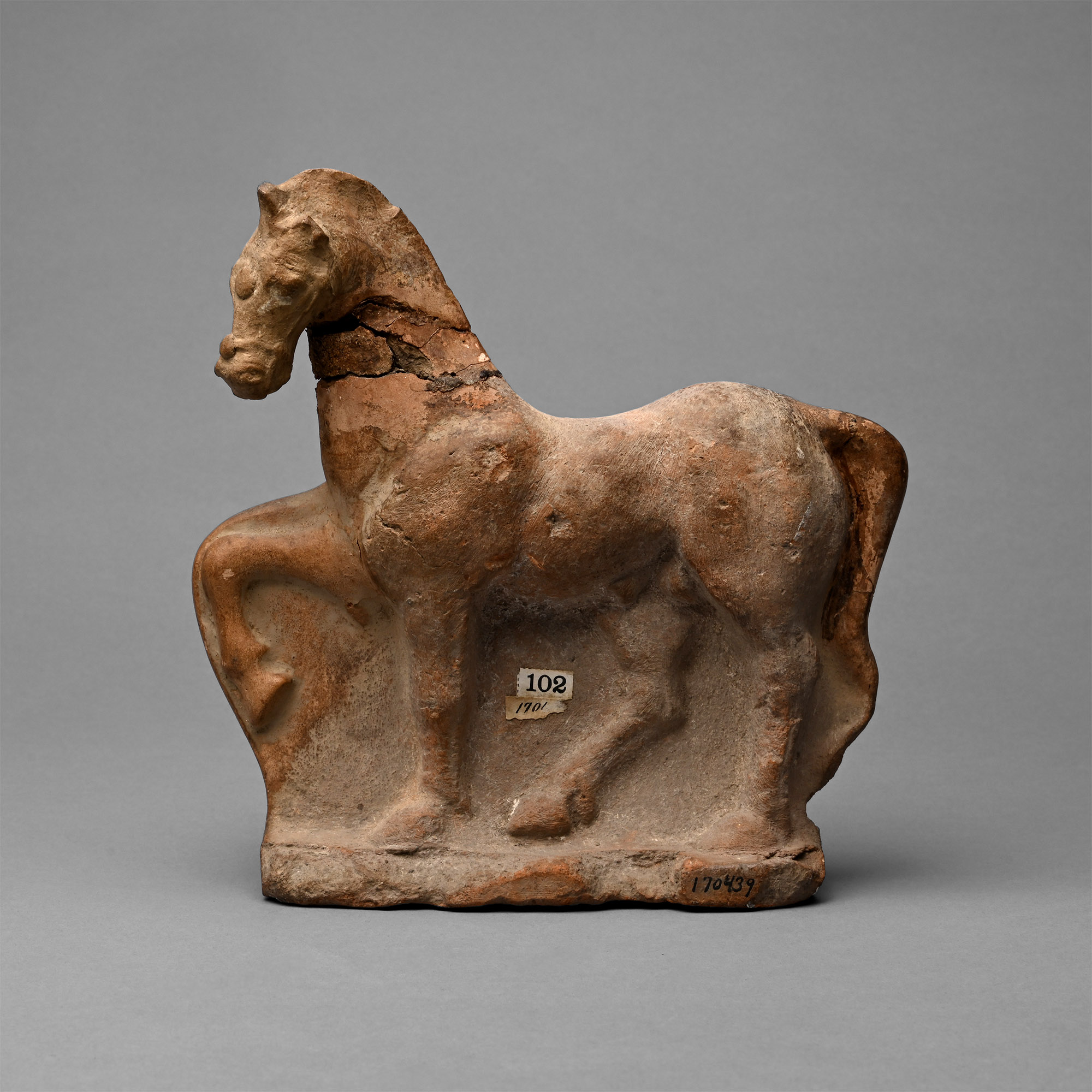 'The Smithsonian' Greek Terracotta Horse