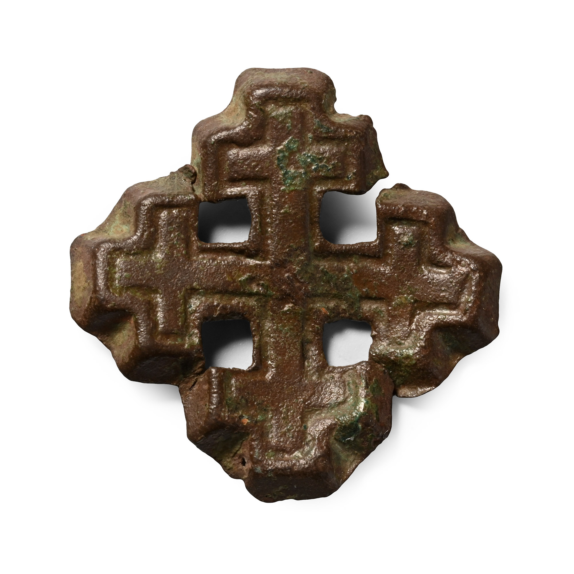 Medieval Bronze Knight's Holy Sepulchre Badge