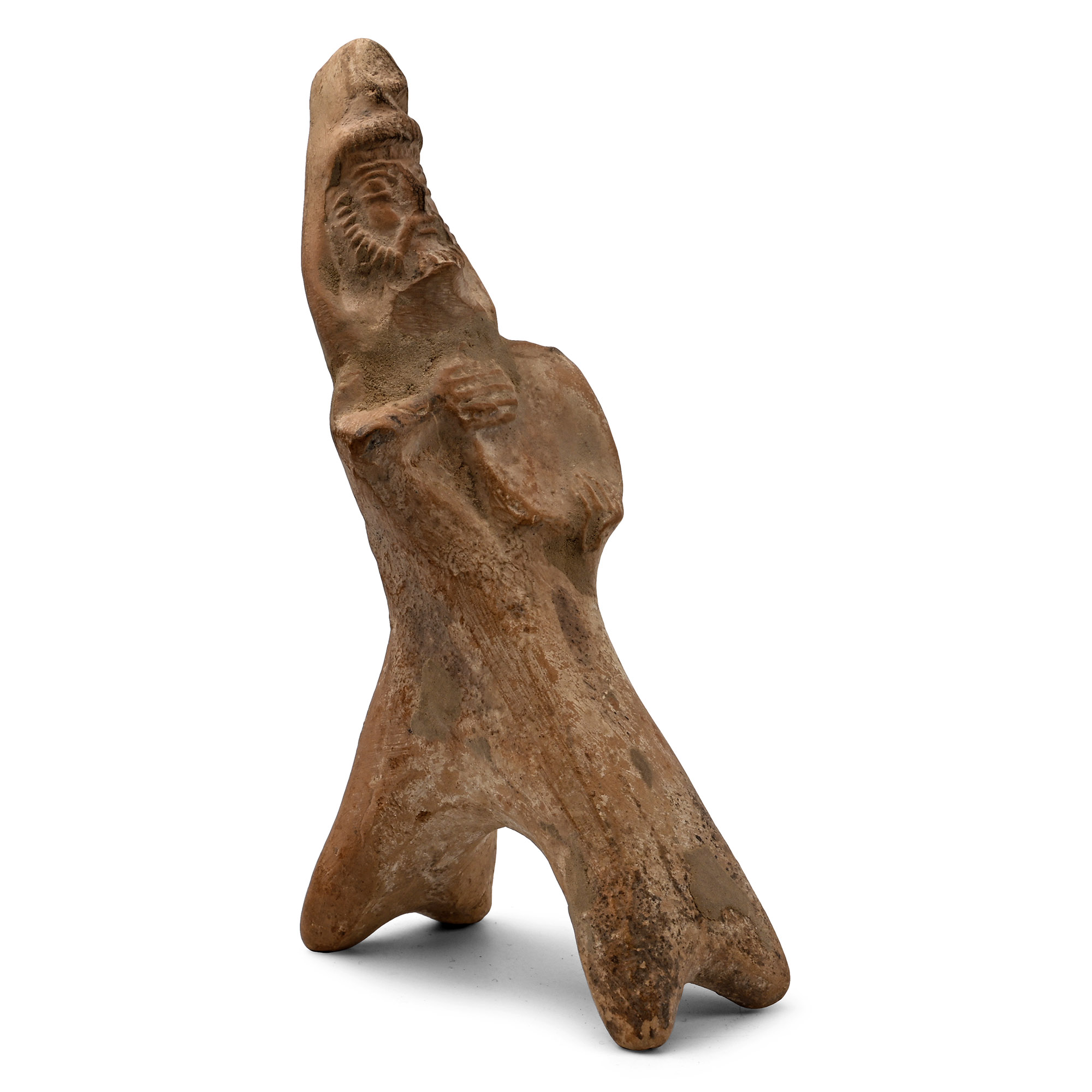 Parthian Horse and Rider Figurine
