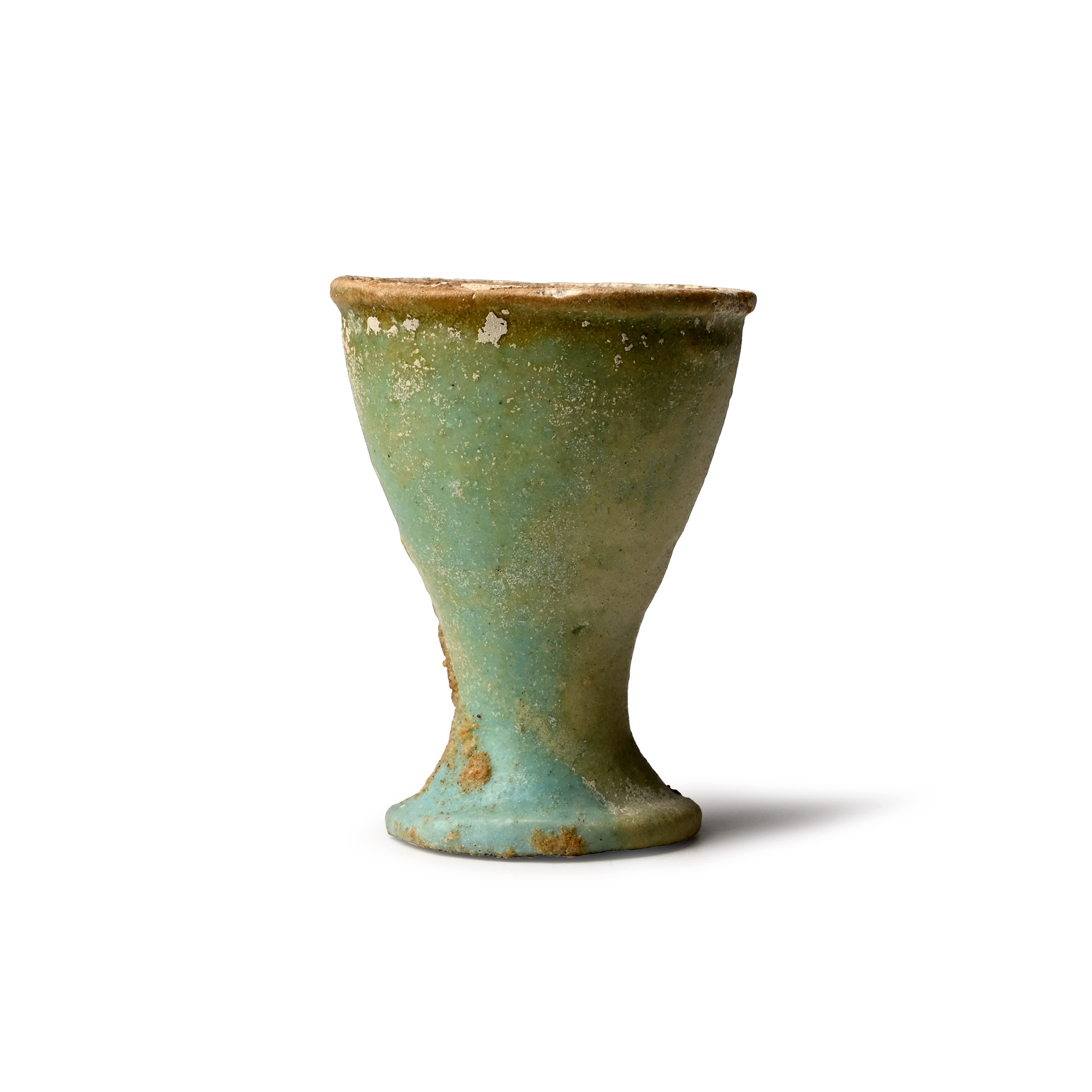 Egyptian Blue Faience Cup