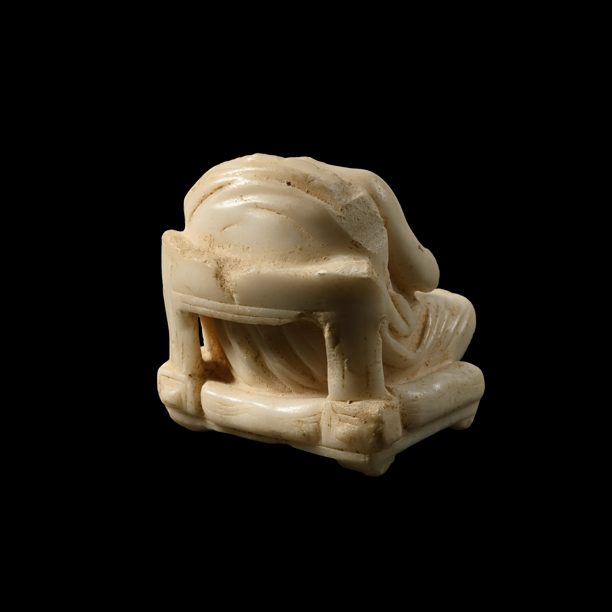 Greek Marble Figure of a Seated God or Philosopher