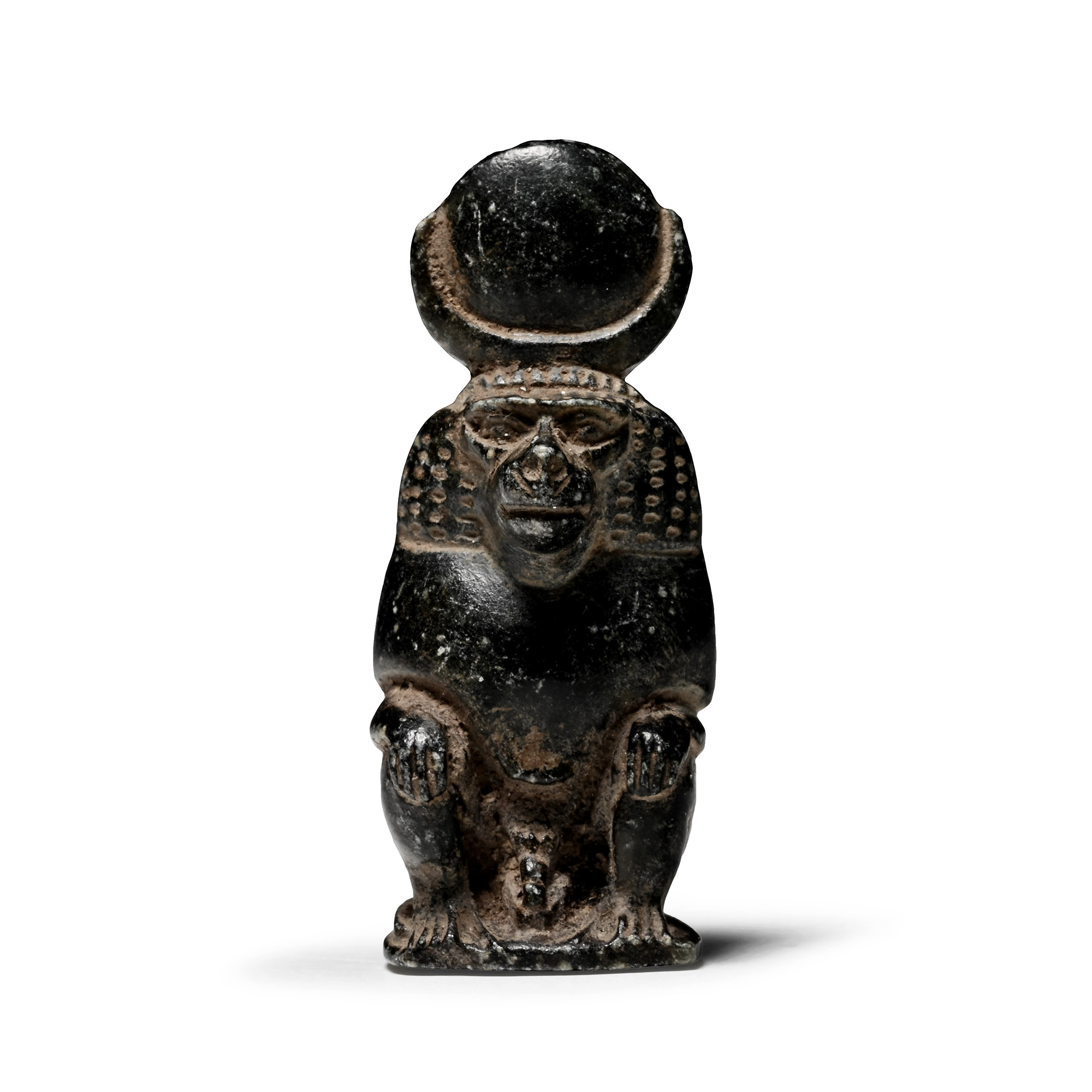 Egyptian Green Stone Baboon Statuette