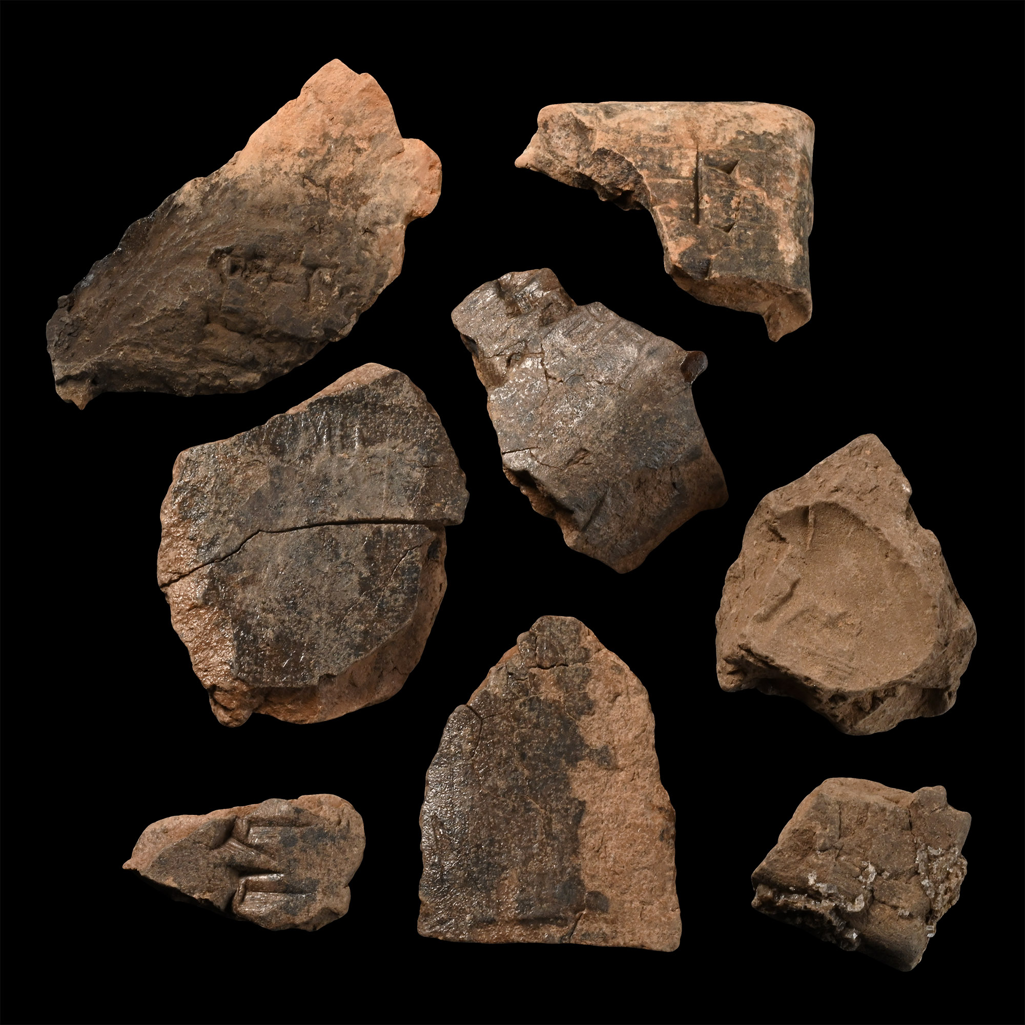 Mesopotamian Cuneiform Envelope Fragment Group