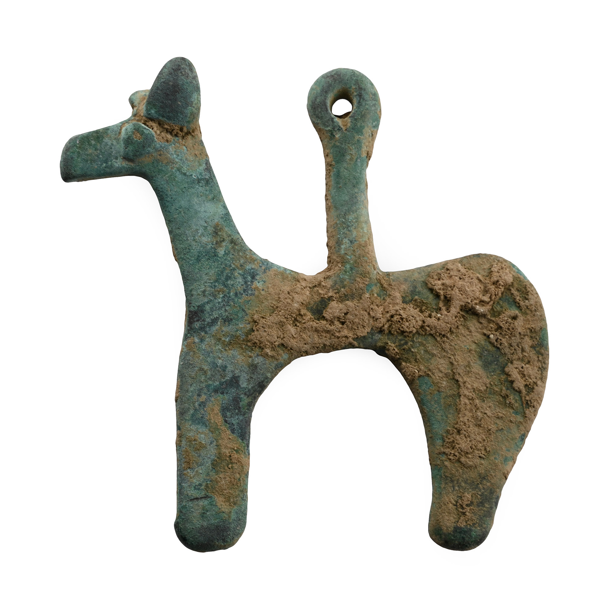Western Asiatic Bronze Horse Pendant
