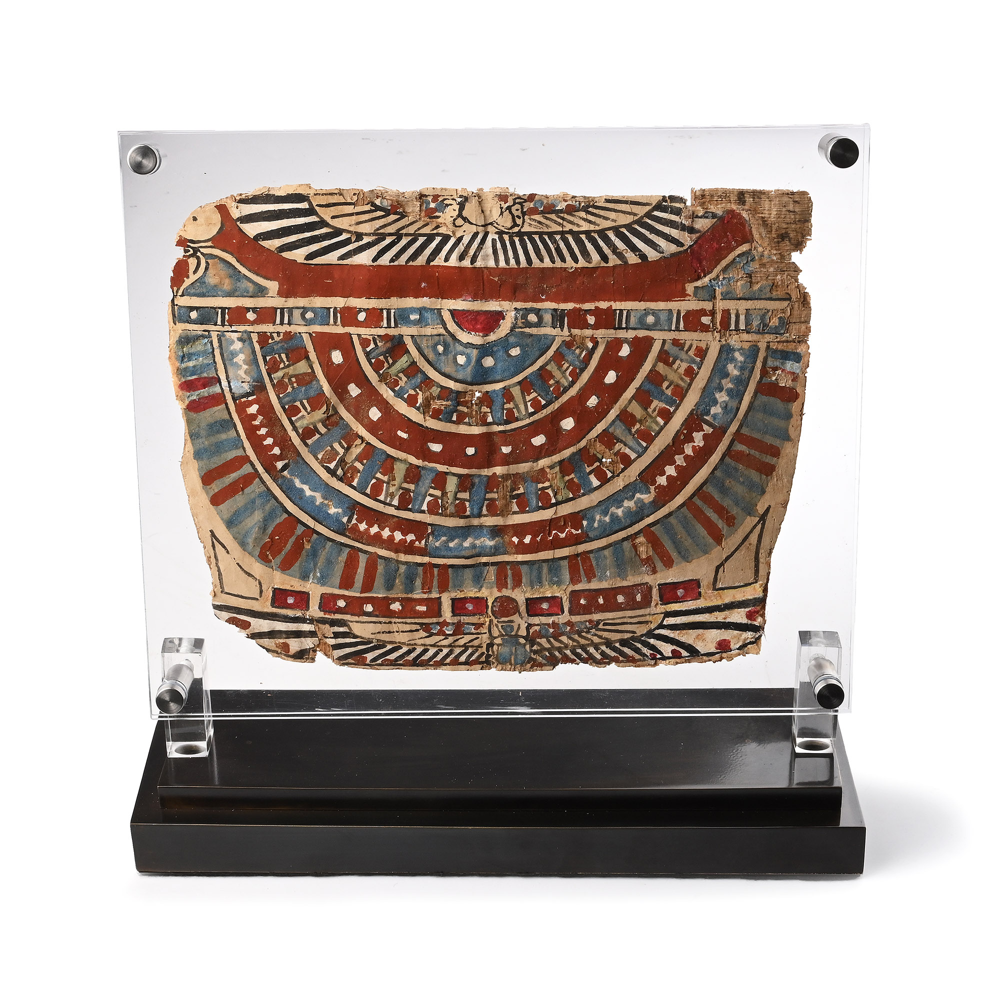 Egyptian Cartonnage Panel with Pectoral