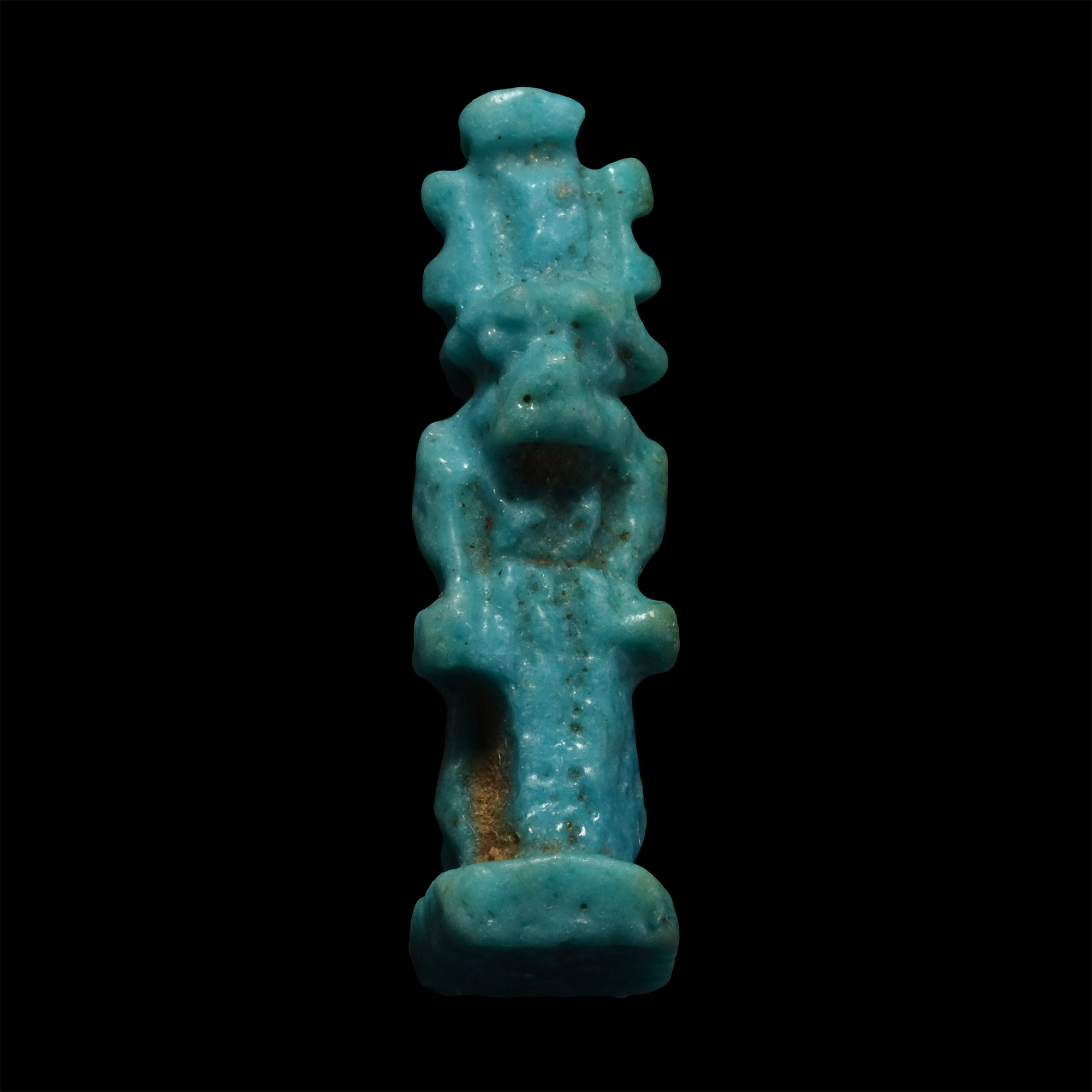 Egyptian Faience Mahes Amulet