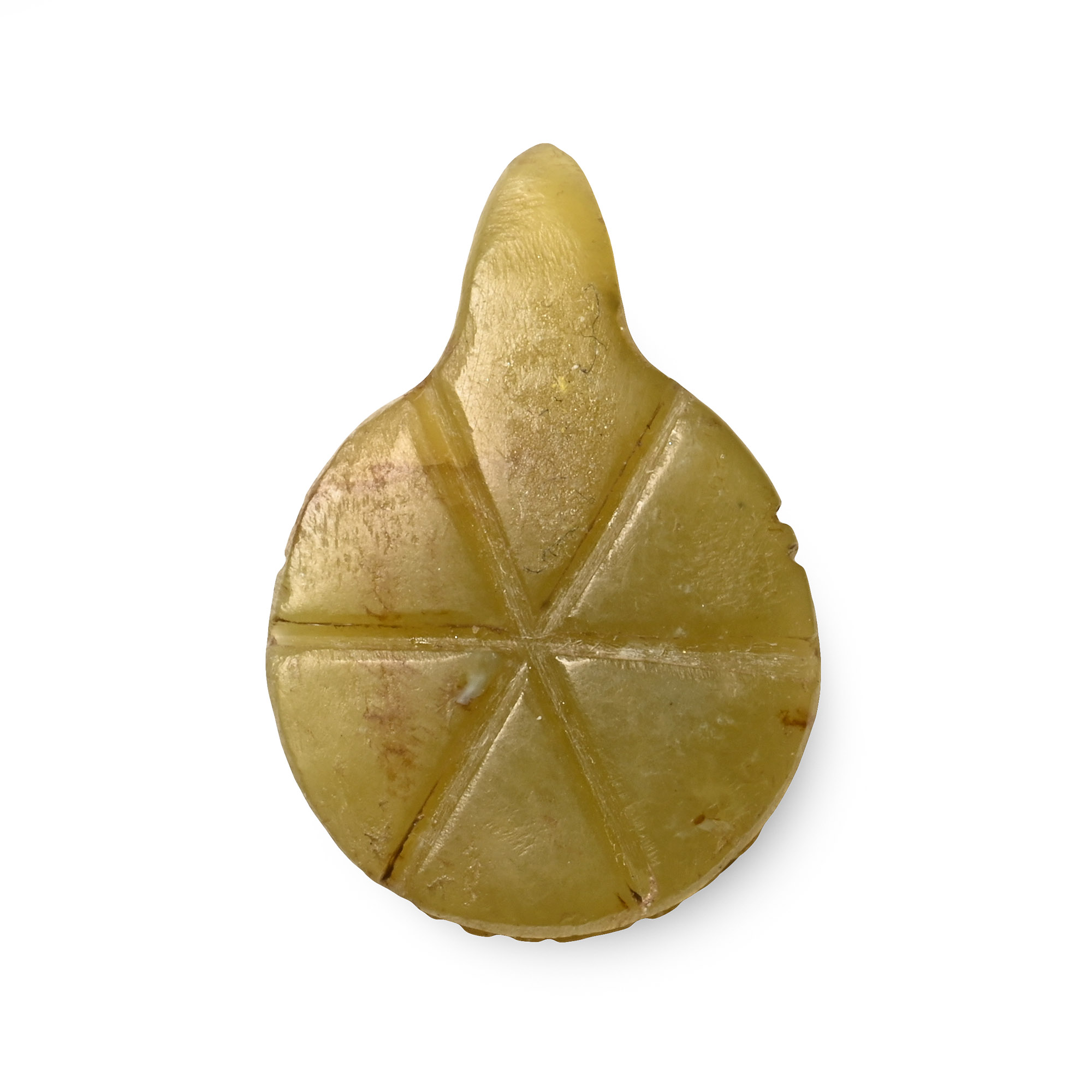 Egyptian Style Green Stone Hedgehog Amulet