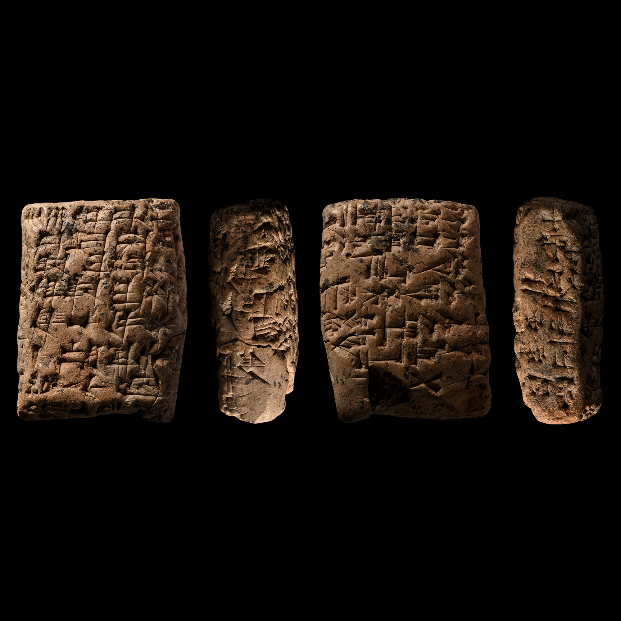 Old Babylonian Terracotta Cuneiform Tablet for The Sale of a Palm Grove during the Reign of Sumu-el