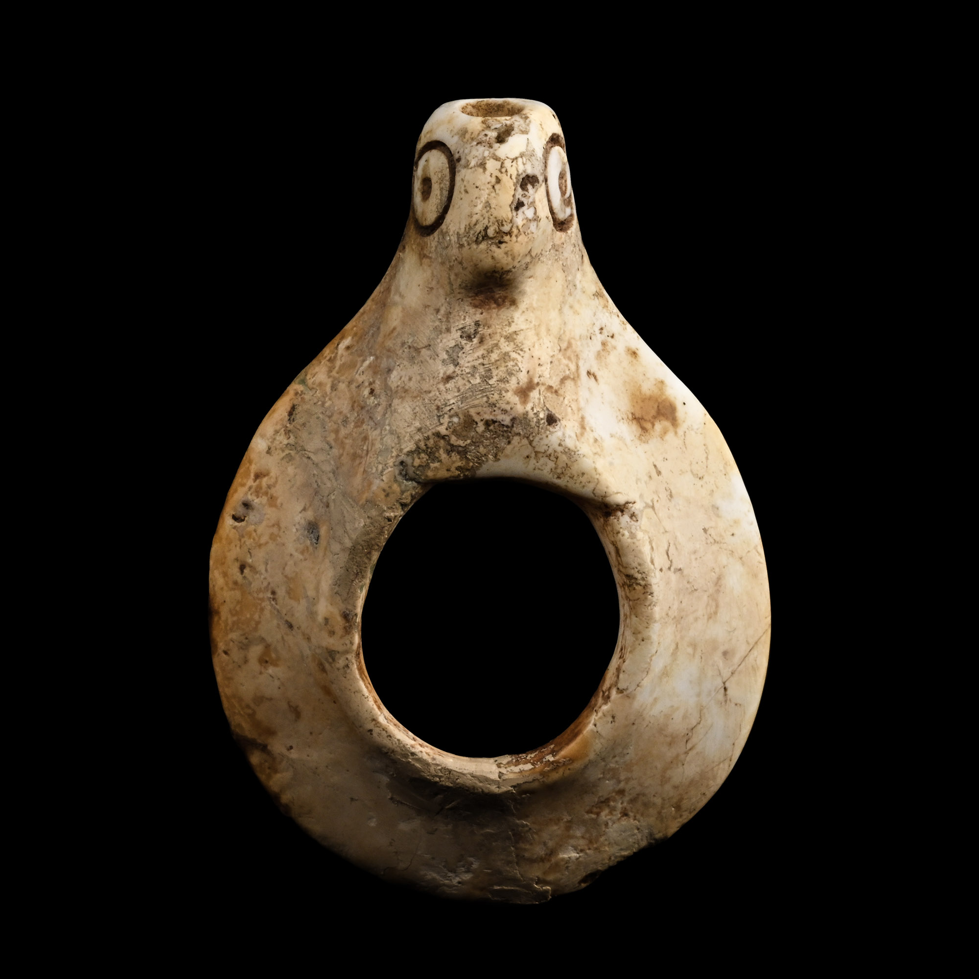 Western Asiatic Shell Ring Idol